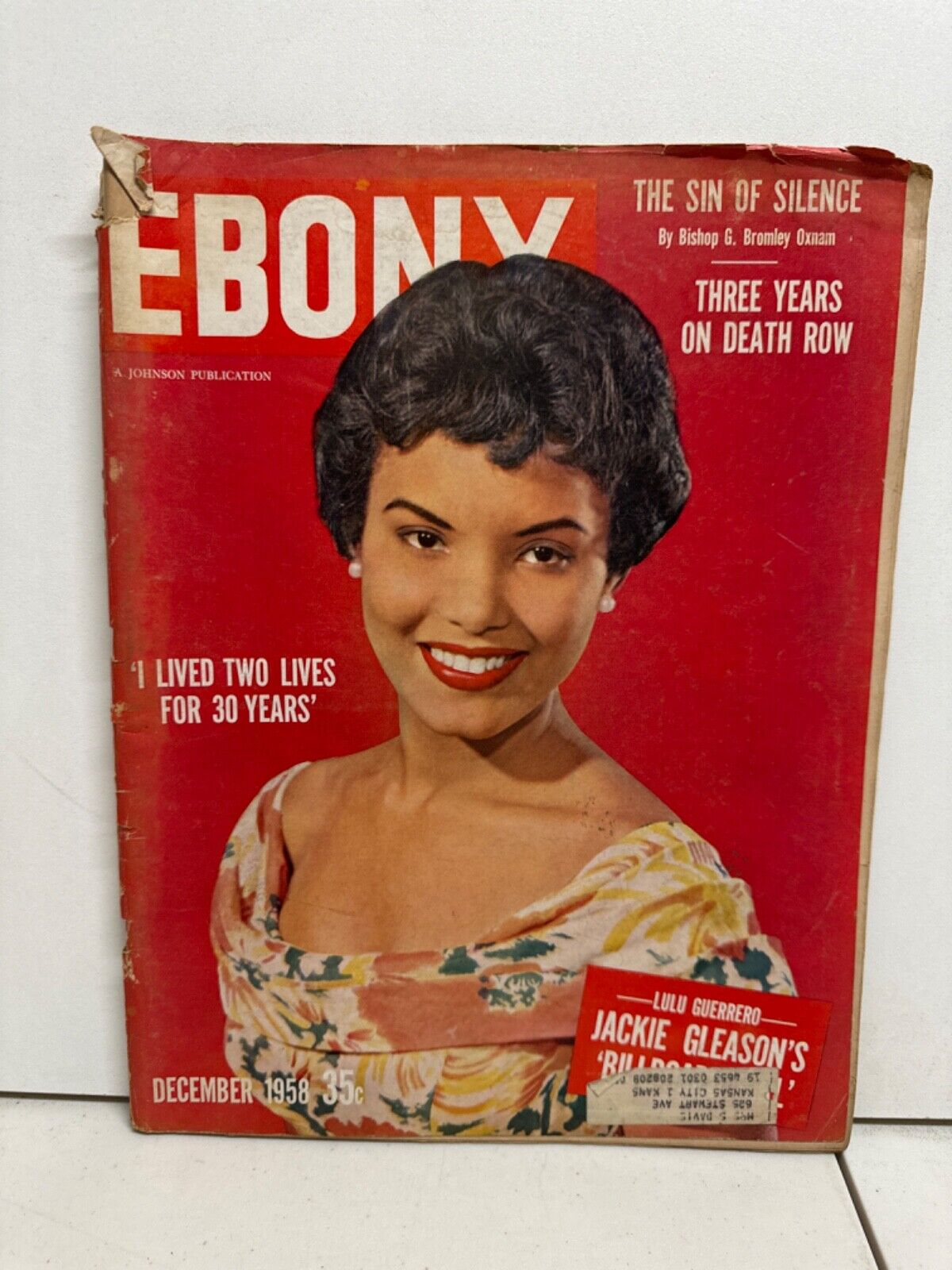 Vintage EBONY magazine Dec 1958 Jackie Gleason Lulu Guerrero Joe Perry