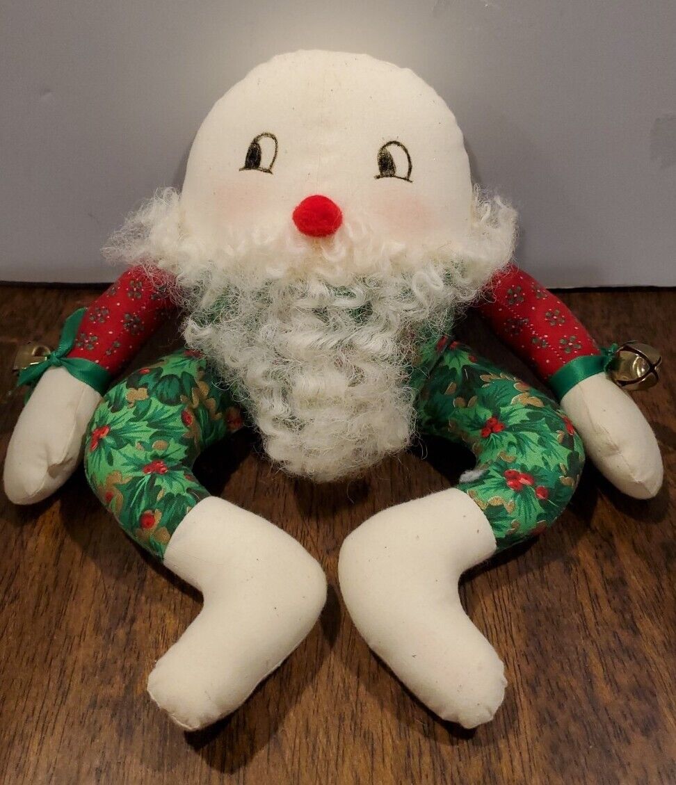 Vintage Hand Made Christmas Humpty Dumpty Santa 11\