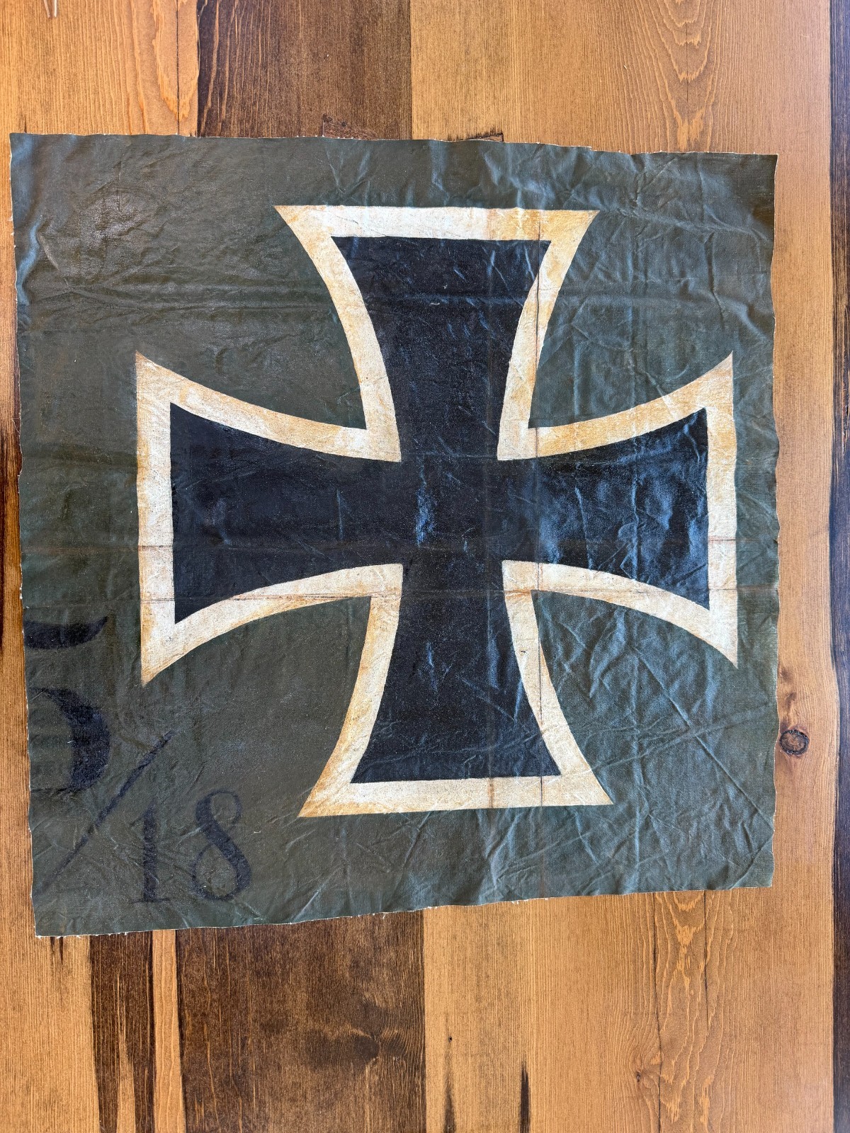 WWI Imperial German Aircraft Fabric Iron Cross Fokker D.VII WWI Imperial German Aircraft Fabric Iron Cross Fokker D.VII