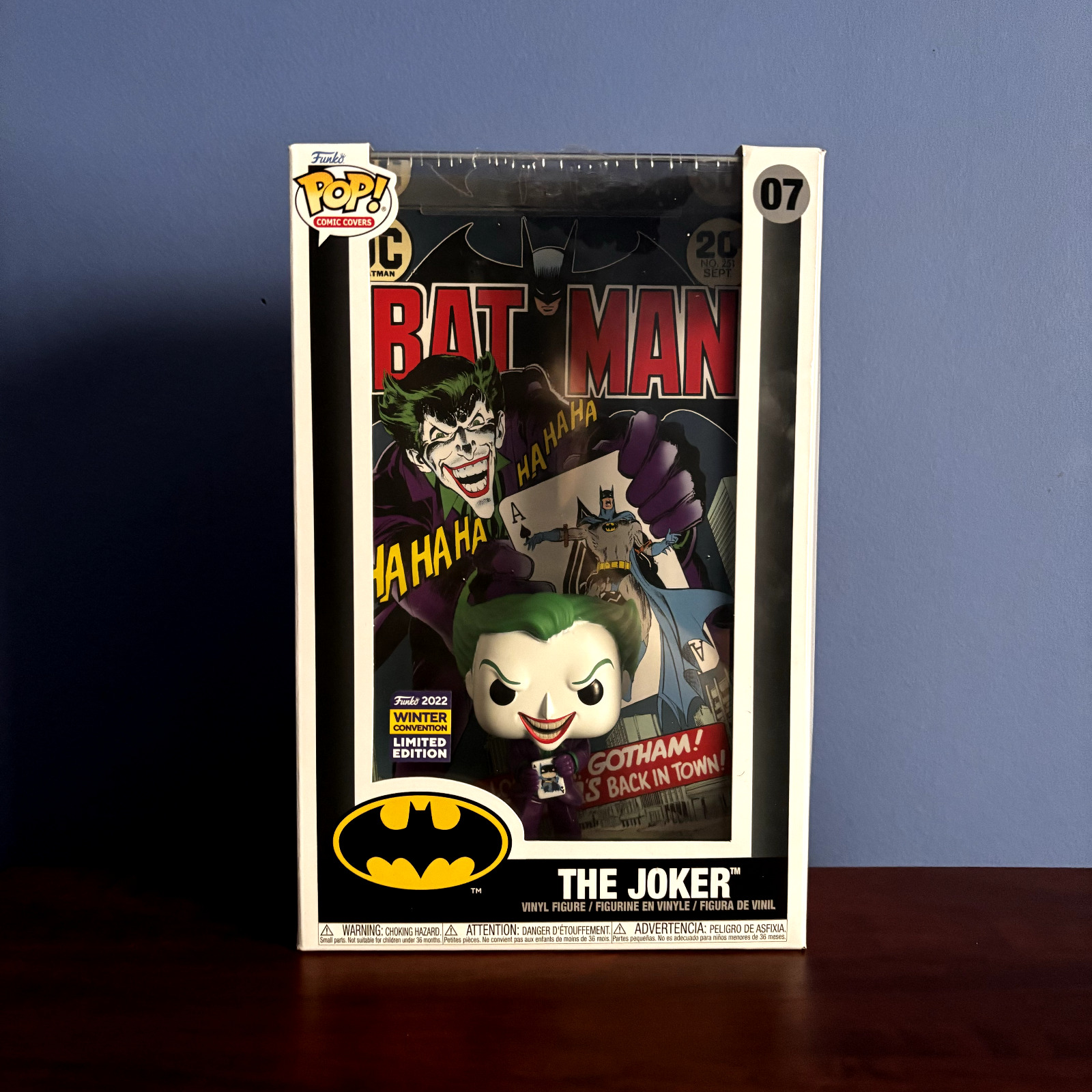 Funko Pop Comic Book Cover with Case: DC Universe - The Joker (Winter...