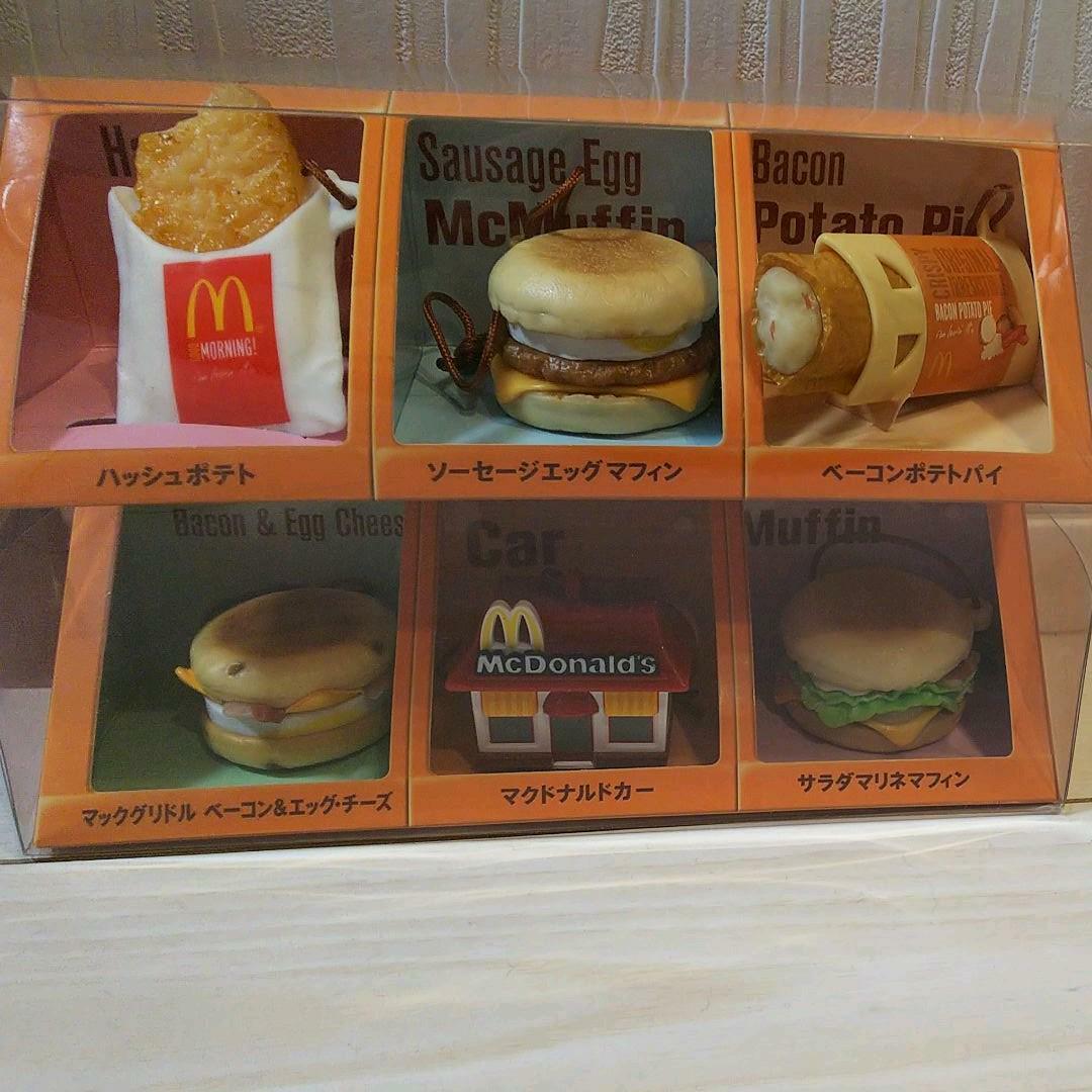 McDonald\'s Food Strap 6 Pieces Hood Set Limited Edition Rare Import From Japan