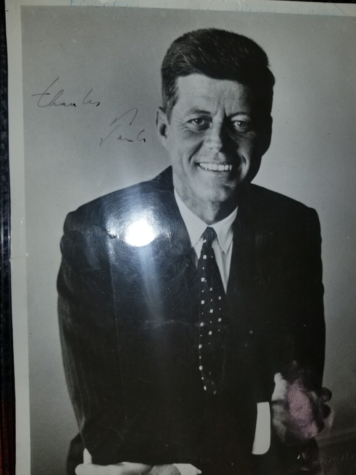 John F. Kennedy Signed Photo 