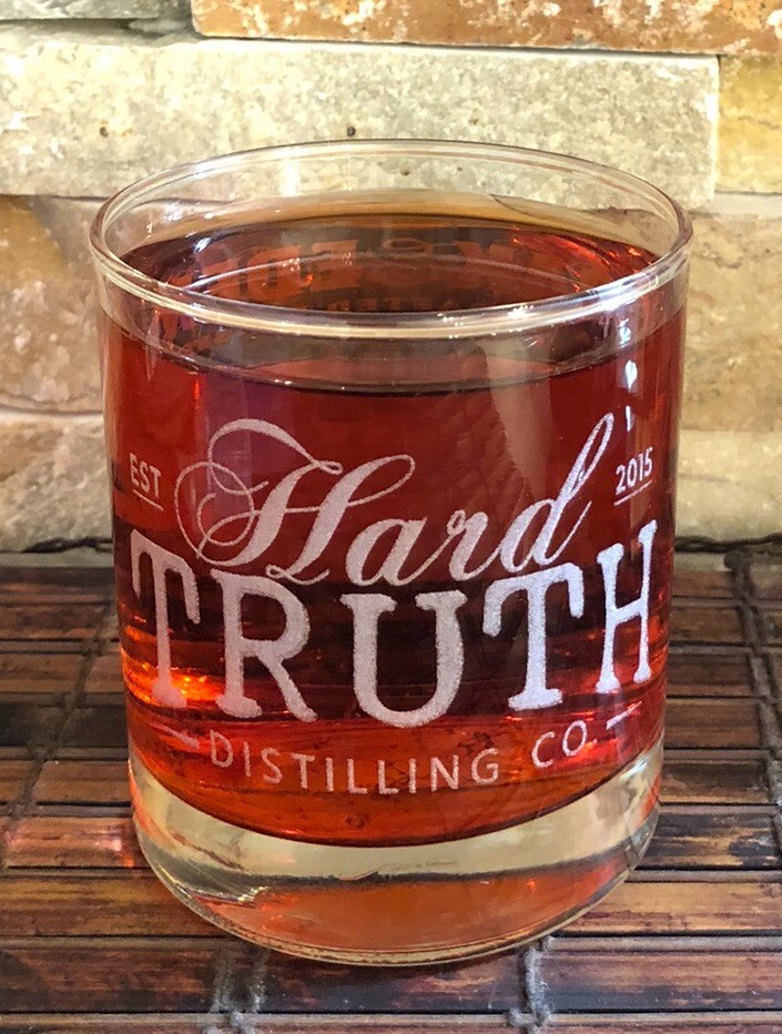HARD TRUTH Collectible Whiskey Glass HARD TRUTH Collectible Whiskey Glass