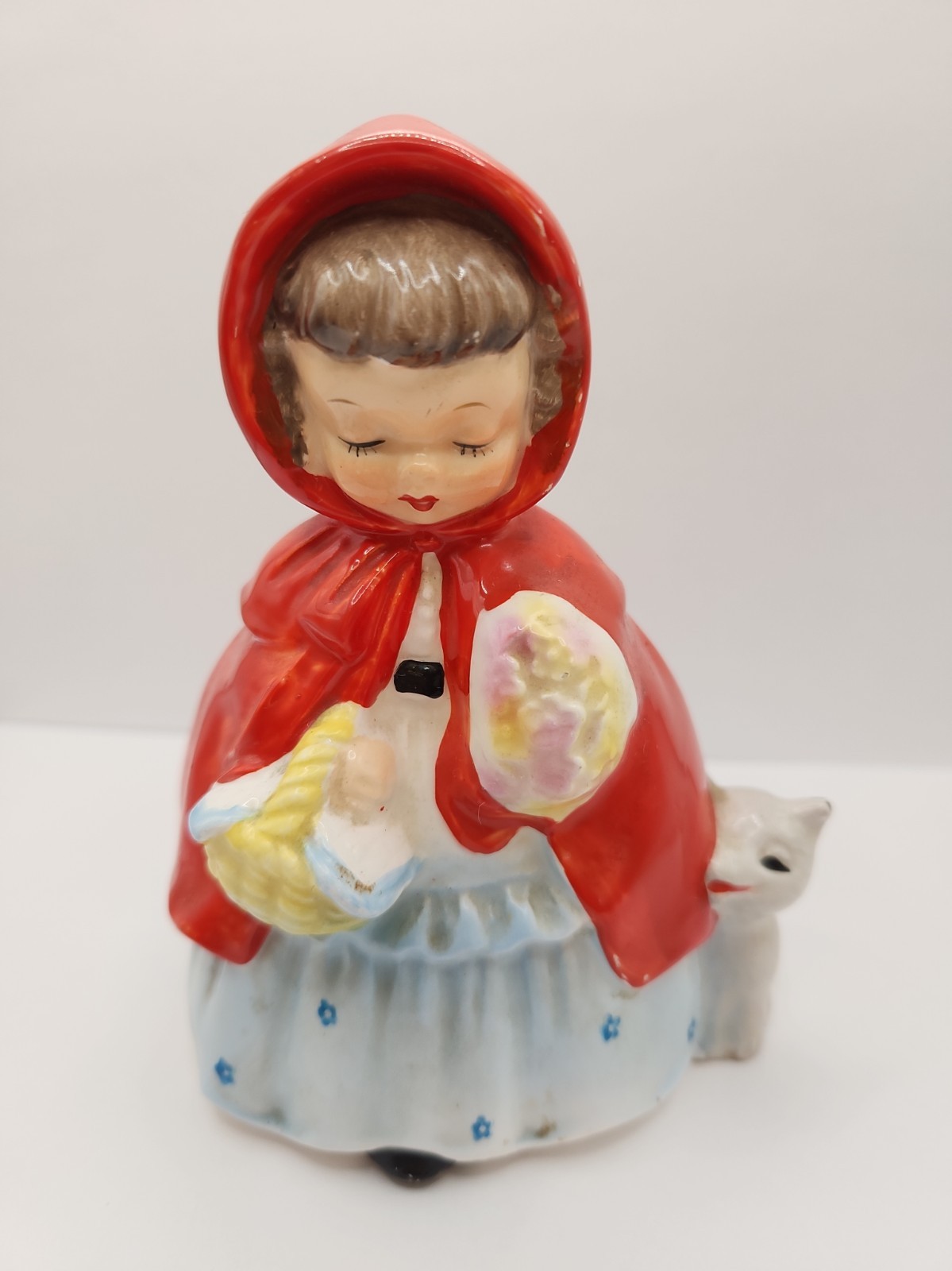 Vintage 1956 Napco Little Red Riding Hood Planter Vintage 1956 Napco Little Red Riding Hood Planter