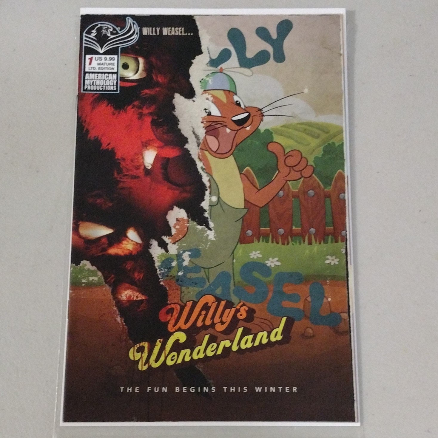 American Mythology Willy's Wonderland #1 Limited Edition 2021 Tom Holland American Mythology Willy's Wonderland #1 Limited Edition 2021 Tom Holland