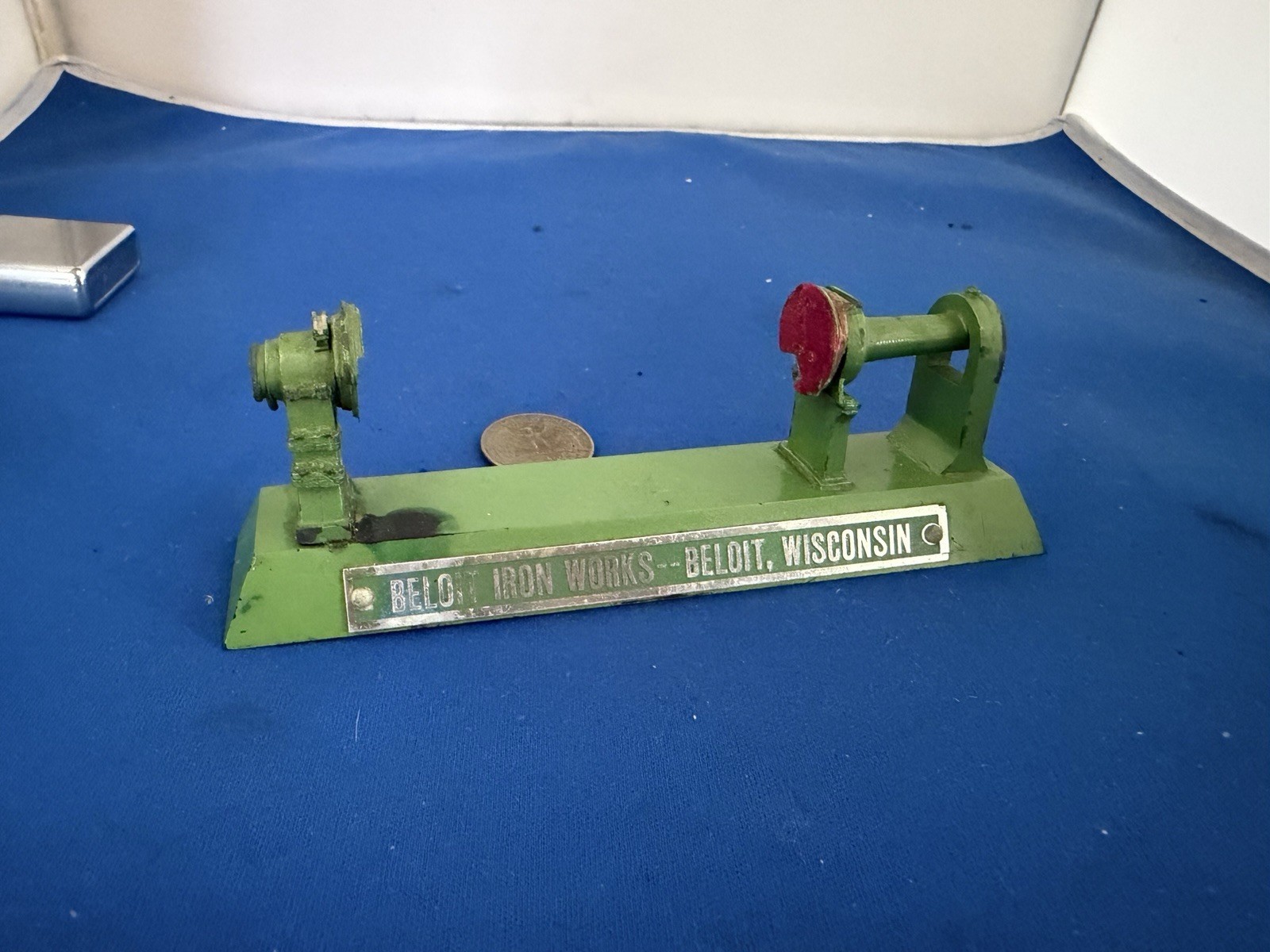 Vtg Fairbanks Morse & Co Beloit Works Wis Desk Promo Paper machine Vtg Fairbanks Morse & Co Beloit Works Wis Desk Promo Paper machine