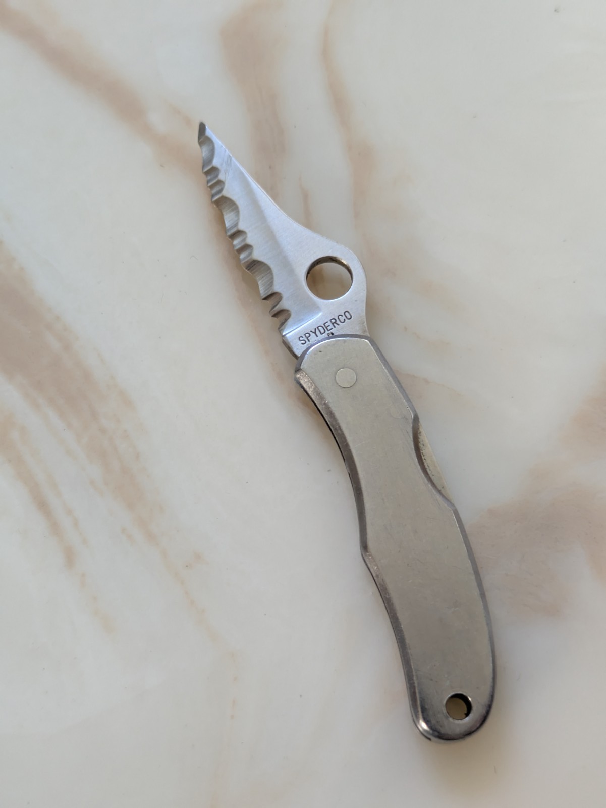 Rare Spyderco Spyderkey (Hummingbird) 3002SS Used No Box, Knife Only As Pictured