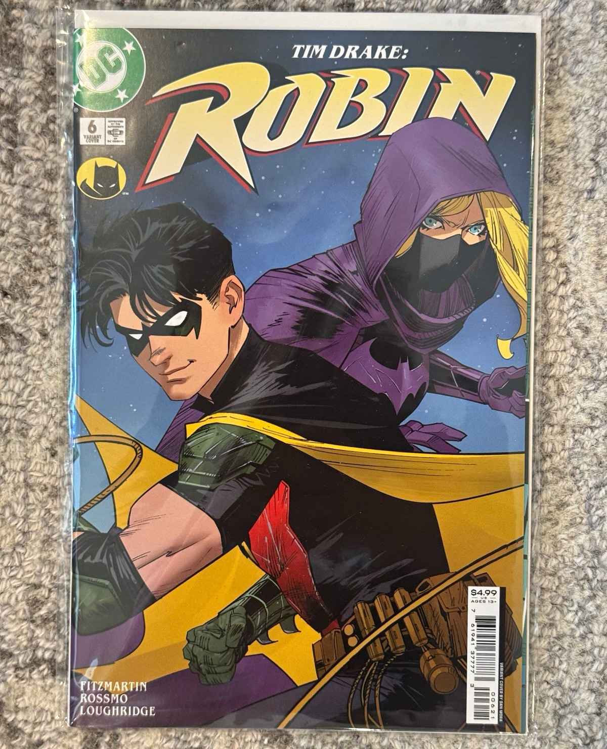 Tim Drake Robin #6 Dan Mora Cardstock Variant DC 2023 Spoiler Stephanie Brown Tim Drake Robin #6 Dan Mora Cardstock Variant DC 2023 Spoiler Stephanie Brown