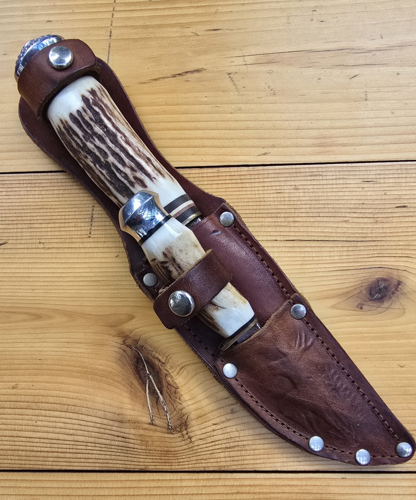 Vintage Hoffritz old Twin Hunting Knife Set - Solingen Germany Vintage Hoffritz old Twin Hunting Knife Set - Solingen Germany