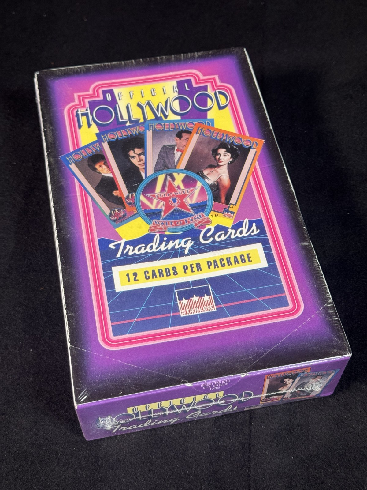 1991 Hollywood Walk of Fame Sealed Wax Box 36 Packs Movie Stars Starline 1991 Hollywood Walk of Fame Sealed Wax Box 36 Packs Movie Stars Starline