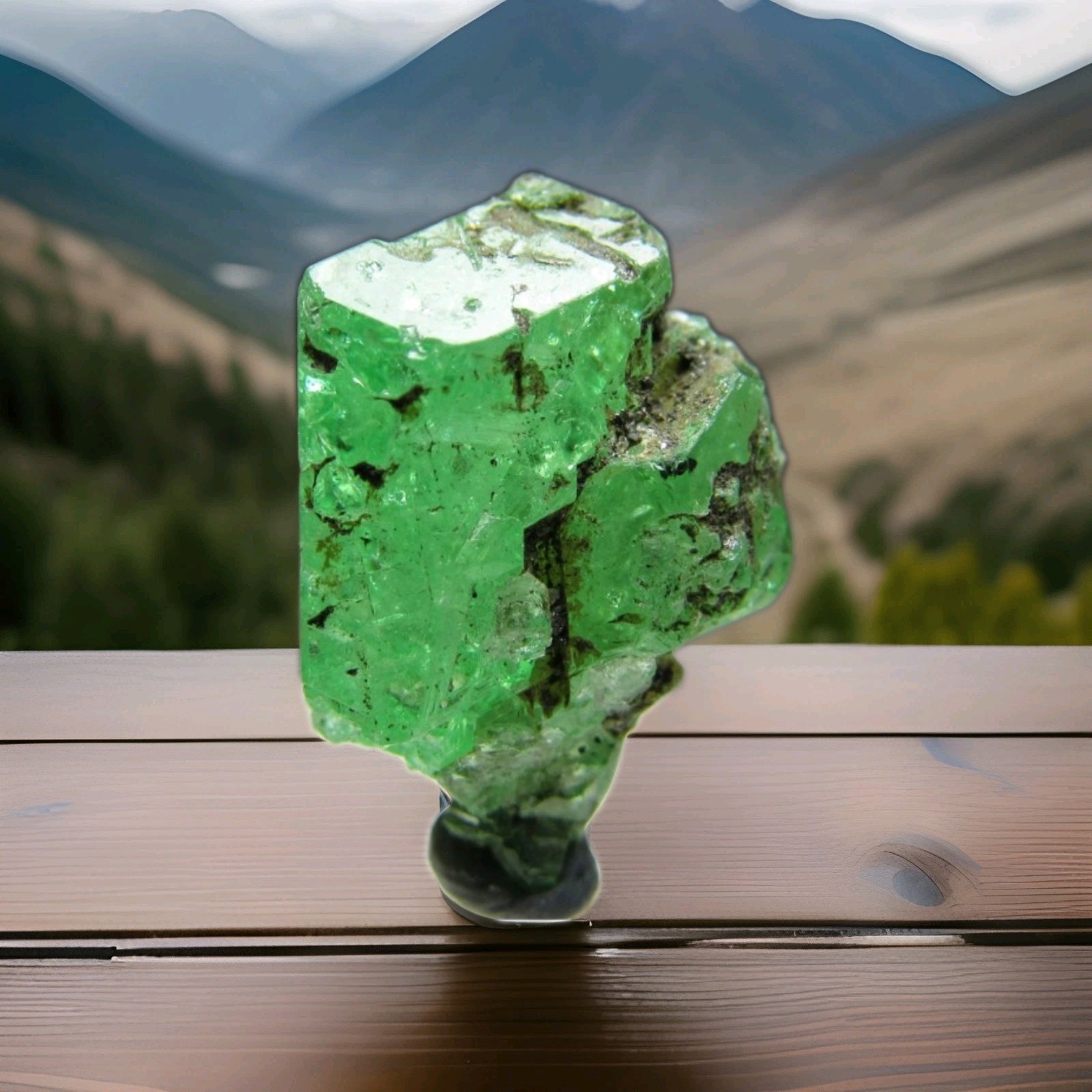 Extremely RARE Etched GEM TSAVORITE GROSSULAR GARNET CRYSTAL 4+cts TANZANIA Extremely RARE Etched GEM TSAVORITE GROSSULAR GARNET CRYSTAL 4+cts TANZANIA