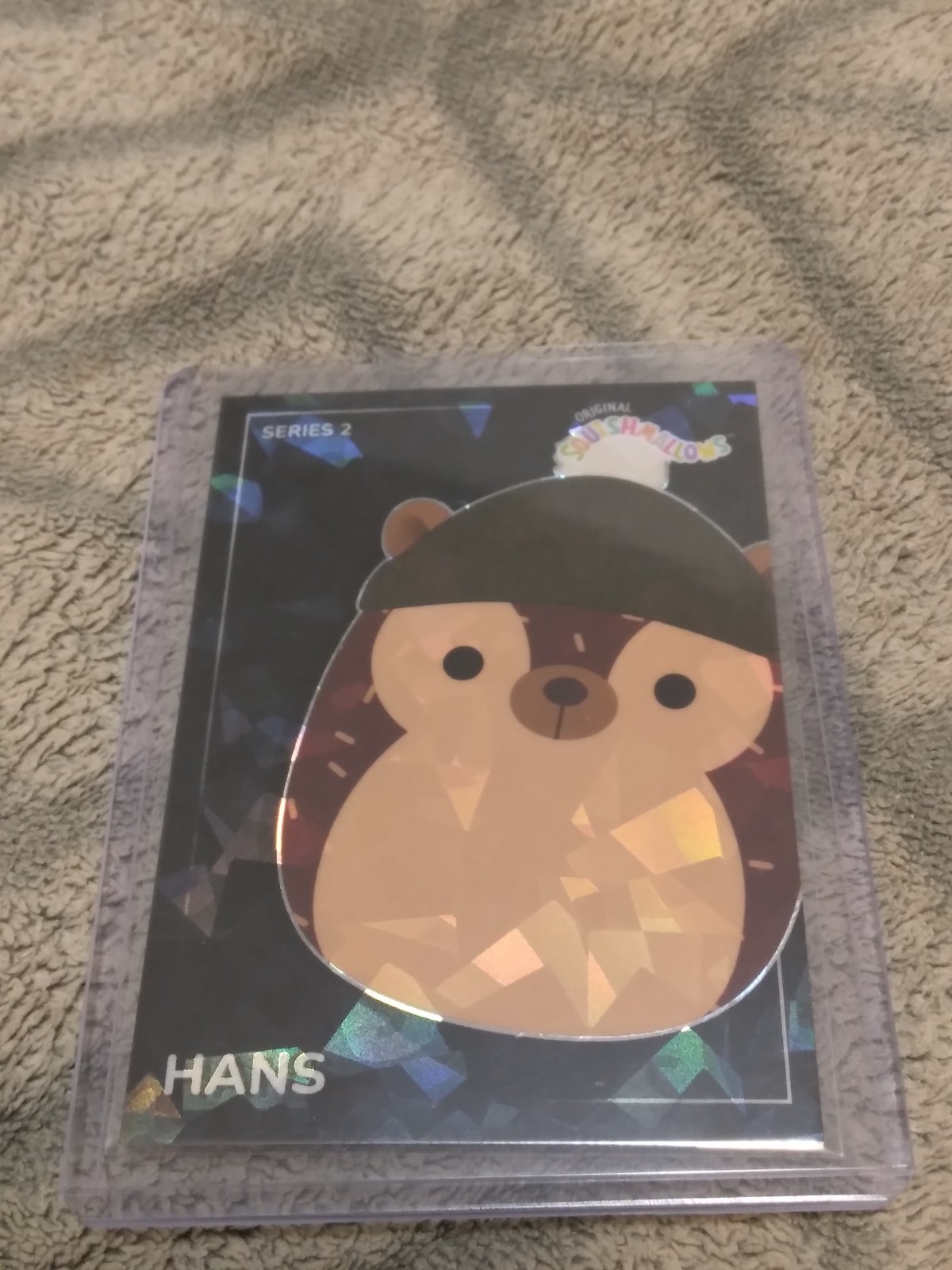 2025 Panini Squishmallows "Hans" Card #45 Black Ice 1 of 1 2025 Panini Squishmallows "Hans" Card #45 Black Ice 1 of 1