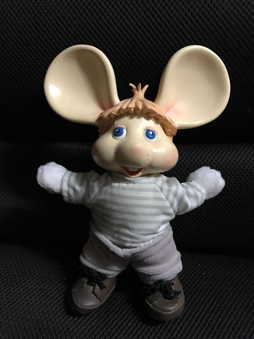 Vintage Topo Gigio Plush Doll 8" Marukoshi Japan Maria Perego Soft Vinyl