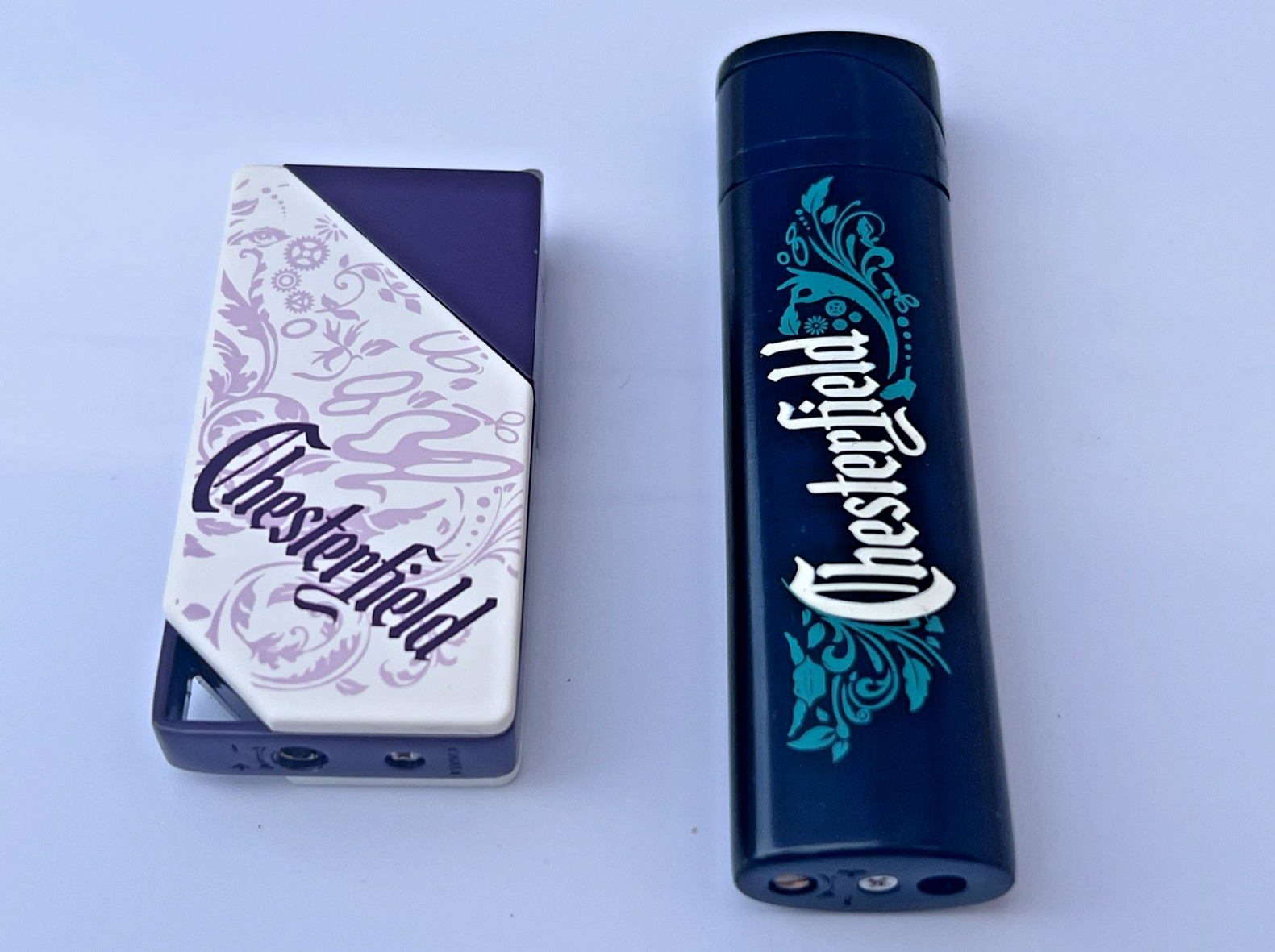 Vintage Chesterfield Cigarette Lighters Set of 2 Rare NOS Original Vintage Chesterfield Cigarette Lighters Set of 2 Rare NOS Original