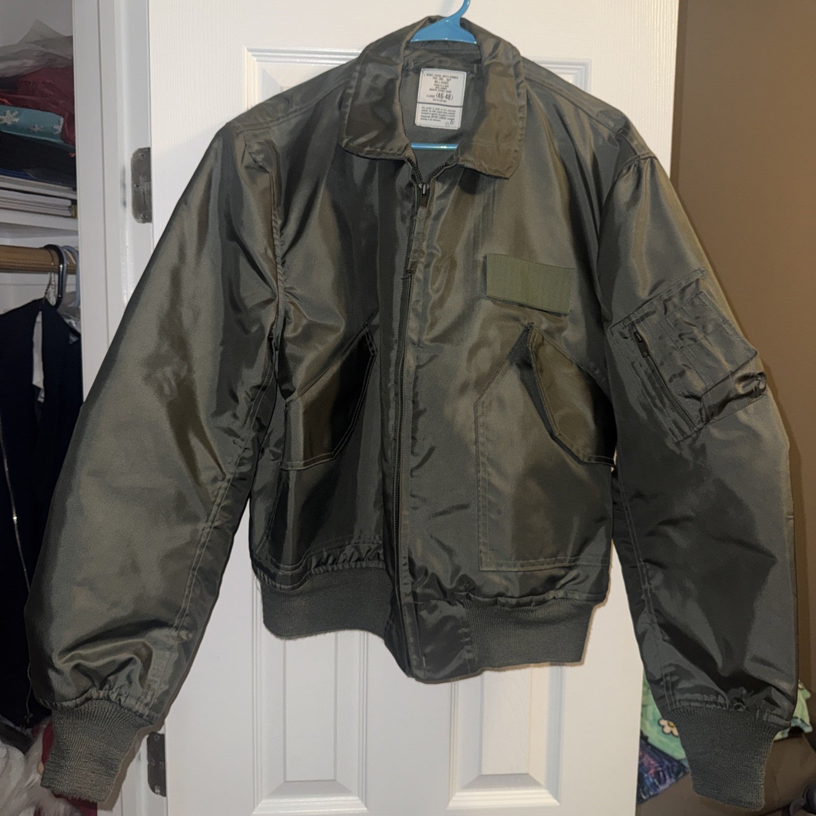 NEW Jacket Flyer's Men's Summer Flyer CWU -36/P Mil Green MIL-J-83382C. NEW Jacket Flyer's Men's Summer Flyer CWU -36/P Mil Green MIL-J-83382C.