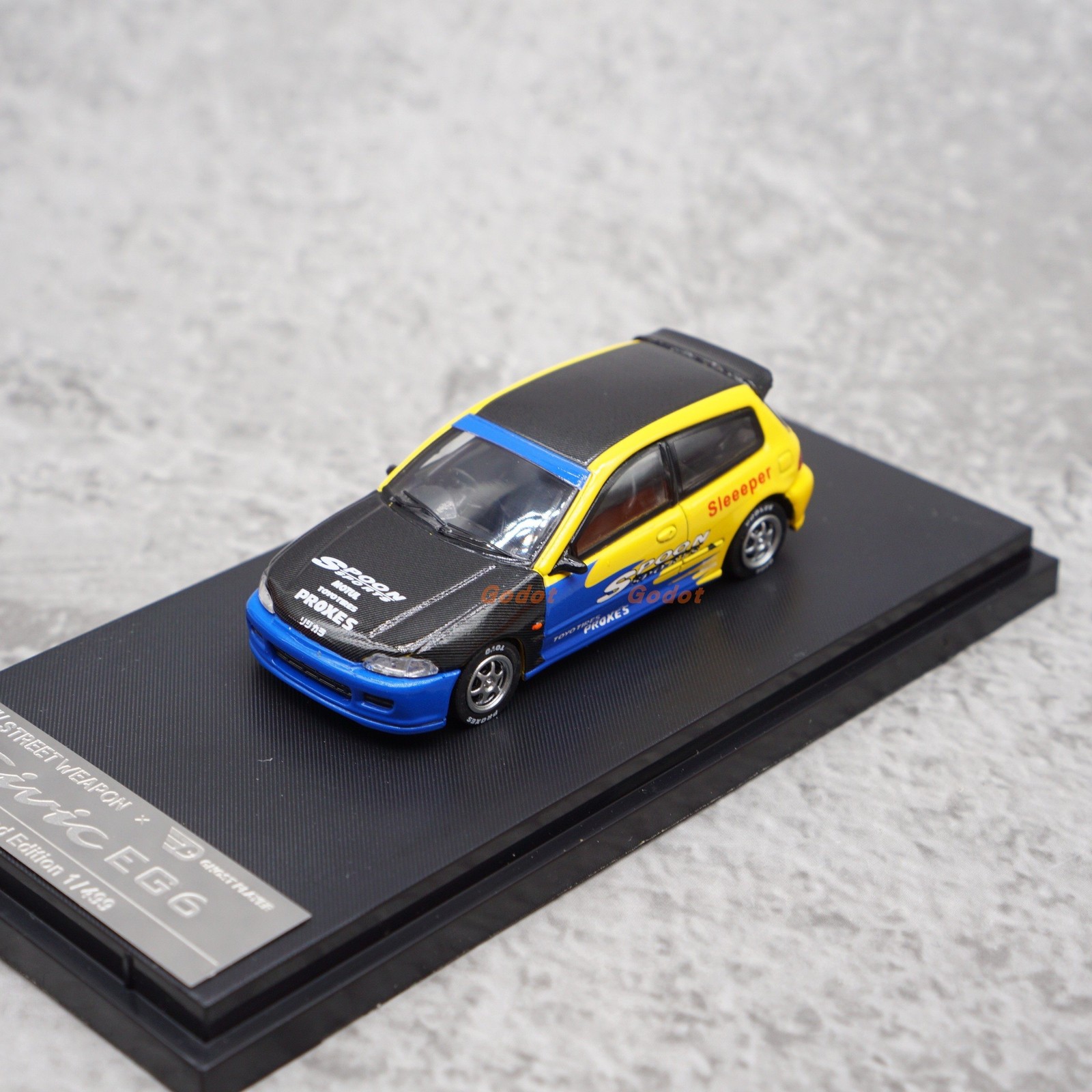 1:64 CIVIC EG6 JDM Alloy Model Car Diecast Display Ornament Collection 1:64 CIVIC EG6 JDM Alloy Model Car Diecast Display Ornament Collection