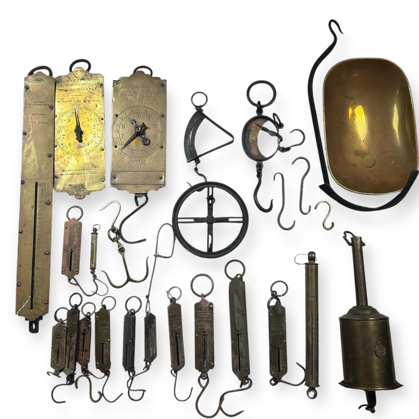 Rare Antique Spring Balance Collection - Salter's Chatillon's & More -Read Rare Antique Spring Balance Collection - Salter's Chatillon's & More -Read