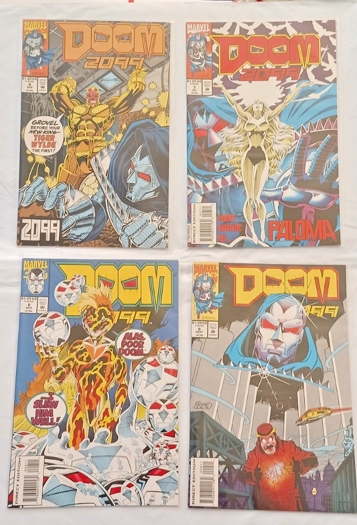 Doom 2099 #4,7-13, 29, 37 Marvel Comics 1993 Lot of Eleven Issues VF Doom 2099 #4,7-13, 29, 37 Marvel Comics 1993 Lot of Eleven Issues VF
