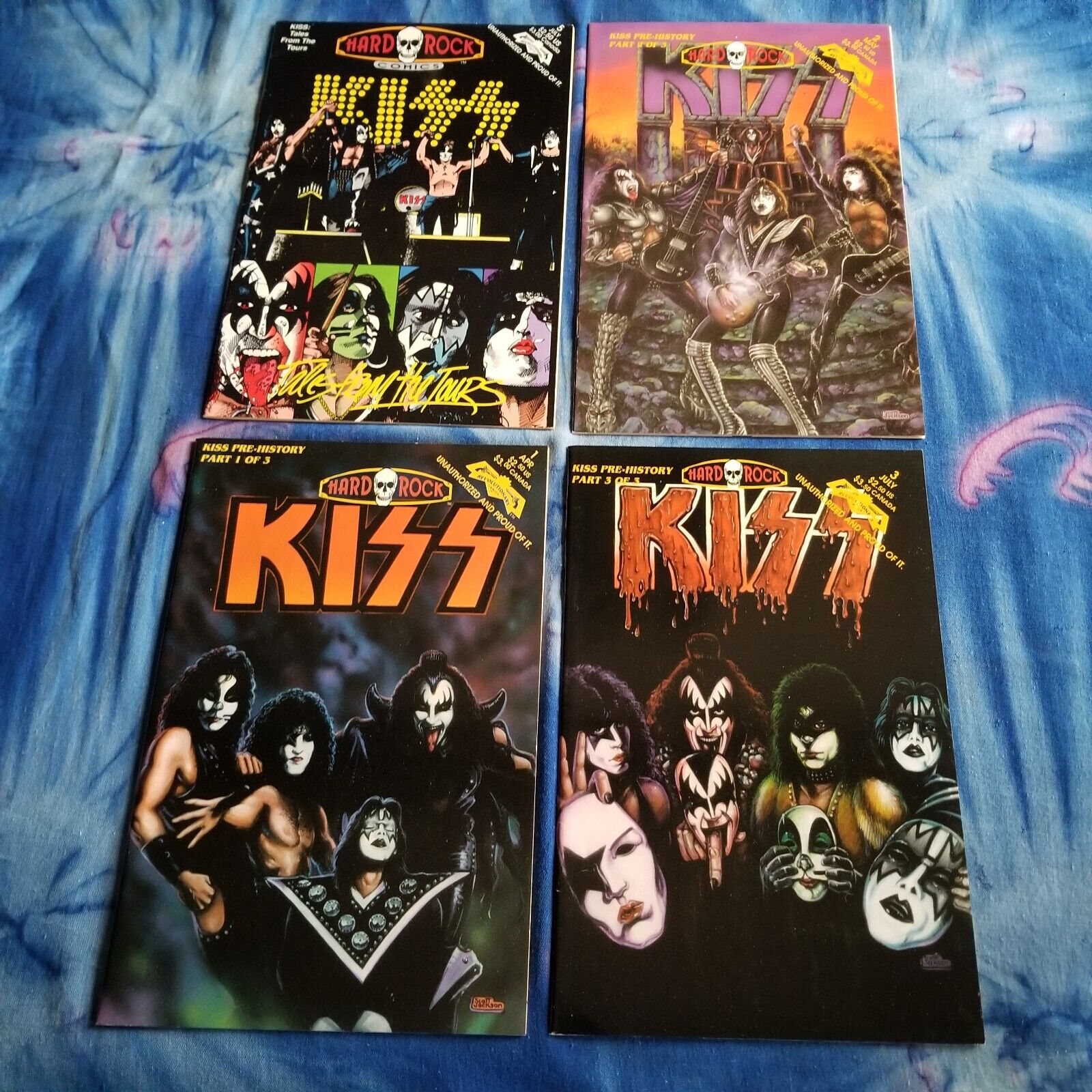 KISS Pre History Comic Book Lot Tales From The Tour Ace Frehley
