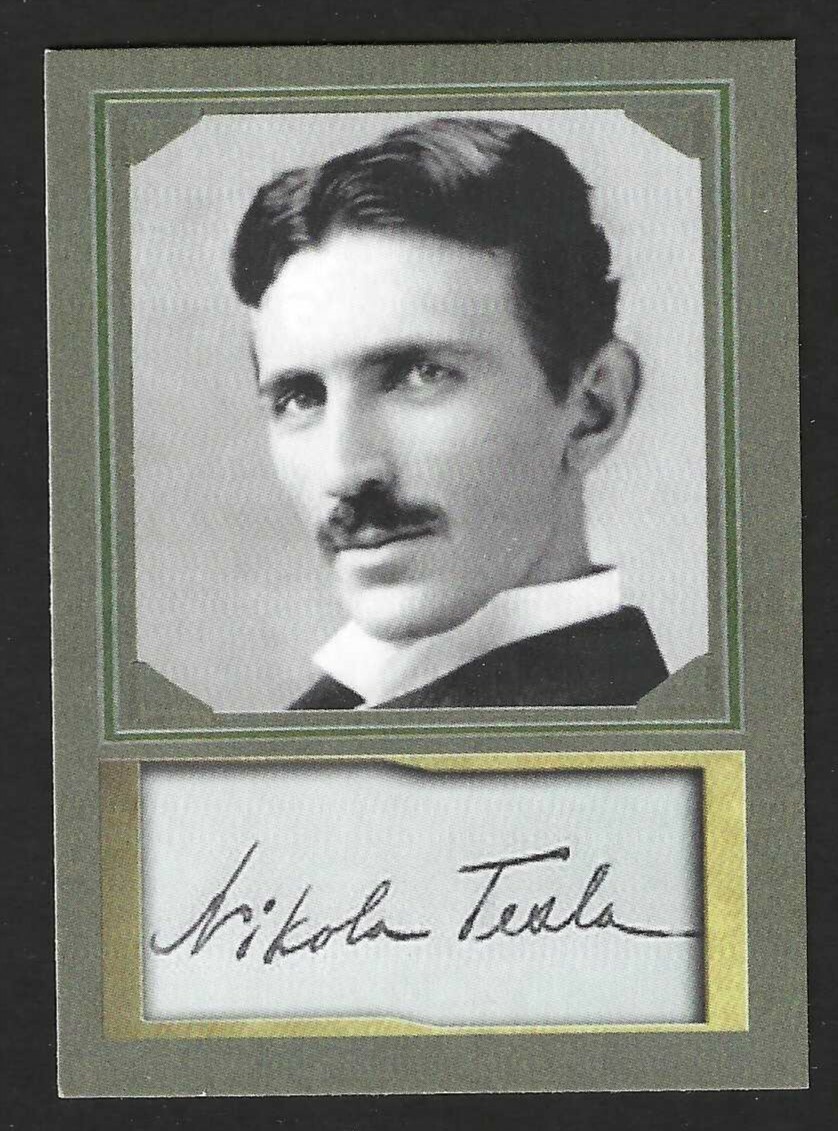 NIKOLA TESLA - ACEO D. GORDON PROMO TRADING CARD - MINT CONDITION NIKOLA TESLA - ACEO D. GORDON PROMO TRADING CARD - MINT CONDITION