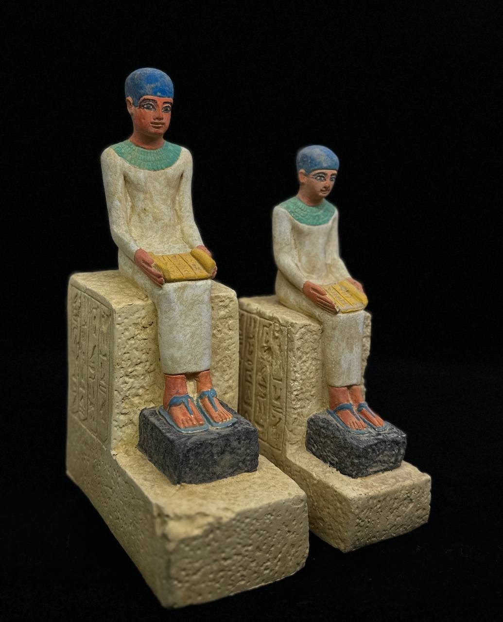 2 Rare Egyptian Statue of King imhotep Authentic Ancient Egyptian Antiquities BC 2 Rare Egyptian Statue of King imhotep Authentic Ancient Egyptian Antiquities BC