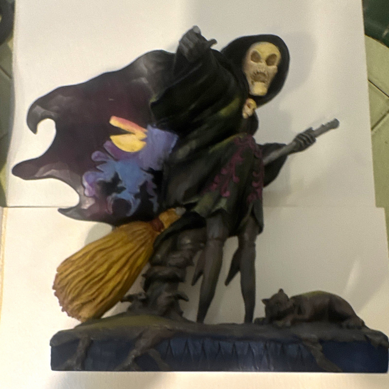 Jim Shore Heartwood Creek Phantom of Fright Grim Reaper Signed 11in Resin