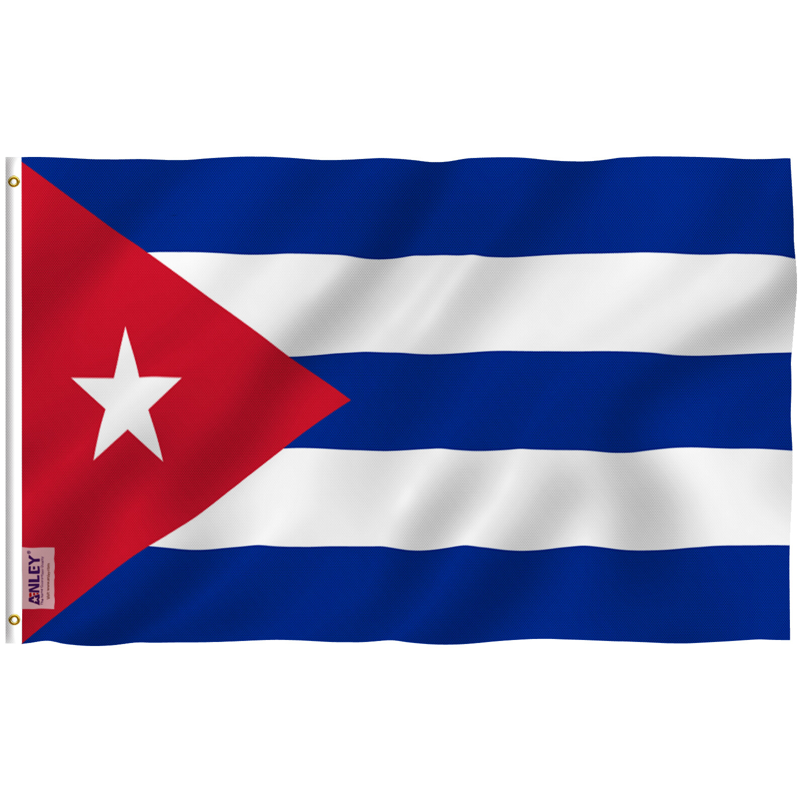 Anley Fly Breeze 3x5 Foot Cuba Flag - Cuban National Flags Polyester Anley Fly Breeze 3x5 Foot Cuba Flag - Cuban National Flags Polyester