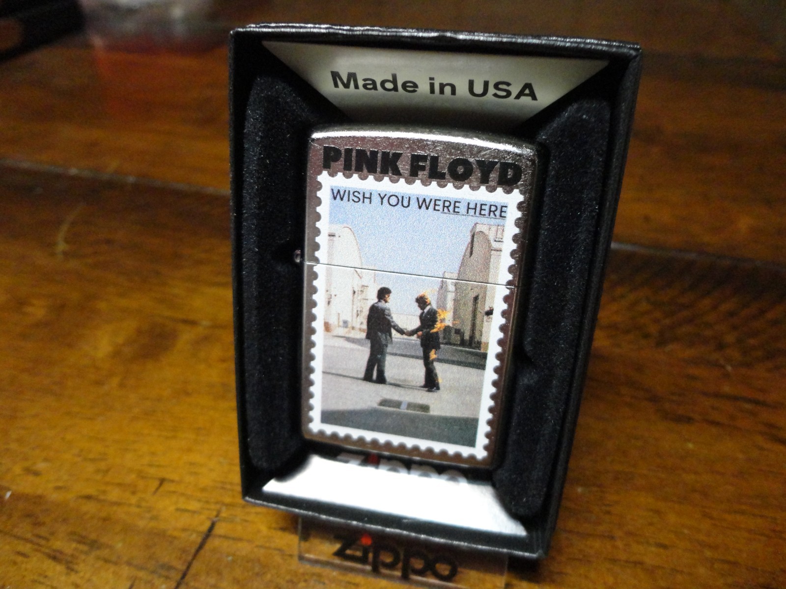 PINK FLOYD WISH YOU WERE HERE ZIPPO LIGHTER MINT IN BOX PINK FLOYD WISH YOU WERE HERE ZIPPO LIGHTER MINT IN BOX