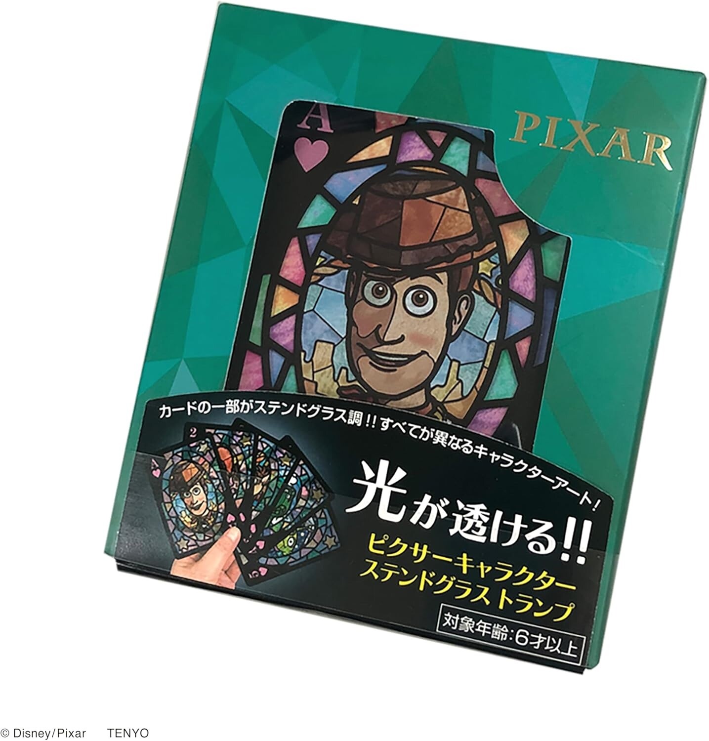 Tenyo x Disney Pixar Characters Stained Glass Playing Cards /SHIP FROM USA Tenyo x Disney Pixar Characters Stained Glass Playing Cards /SHIP FROM USA
