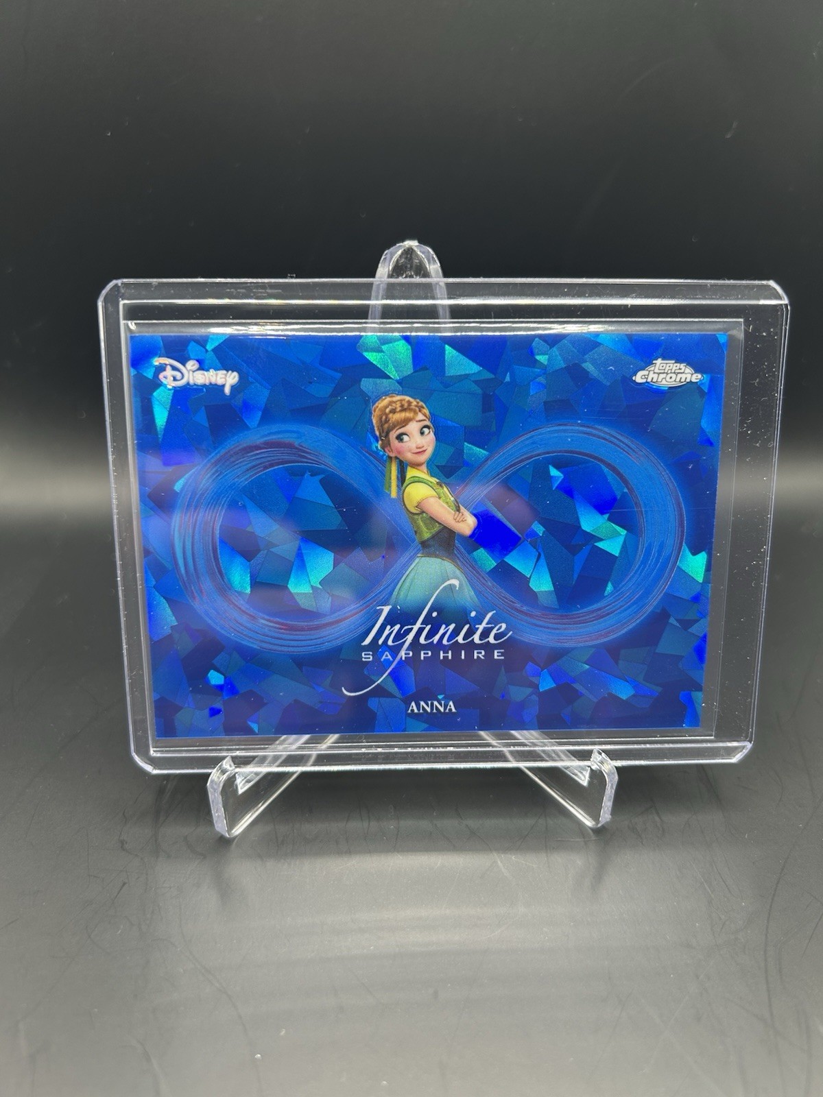 2026 TOPPS Chrome Sapphire Disney Infinite Sapphire Anna Case Hit 1:80 SSP IS-4