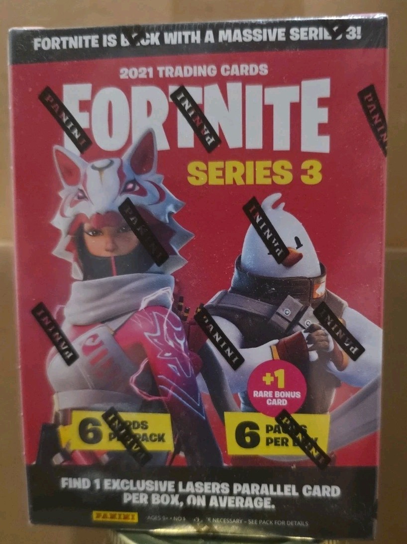 New Sealed 2022 Panini Fortnite Series 3 Blaster Box - Laser Parallels New Sealed 2022 Panini Fortnite Series 3 Blaster Box - Laser Parallels