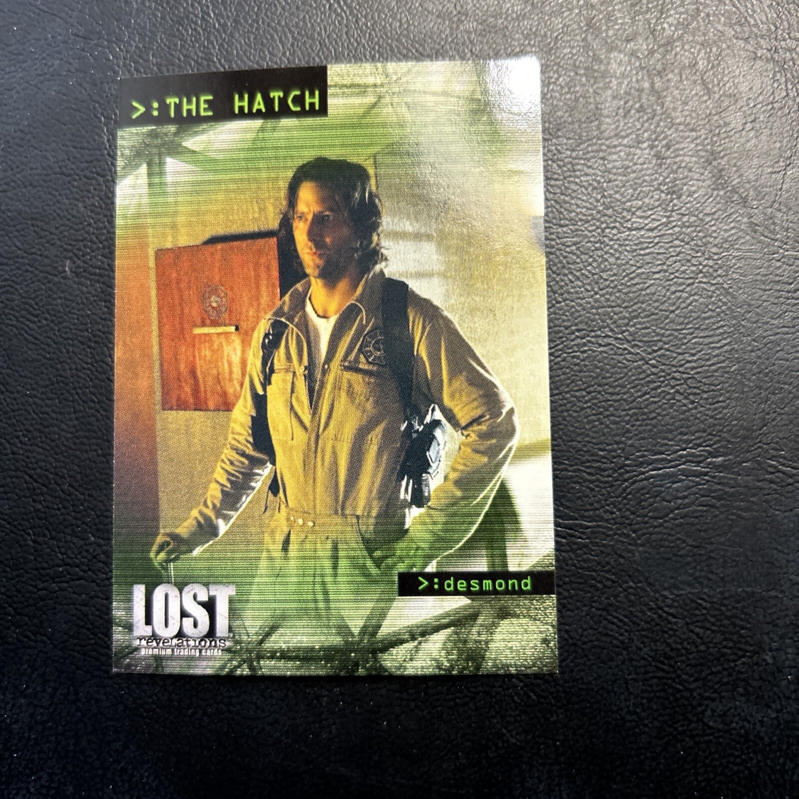 J4c Lost Revelations 2006 Inkworks #46 The Hatch Desmond Henry Ian Cusick J4c Lost Revelations 2006 Inkworks #46 The Hatch Desmond Henry Ian Cusick