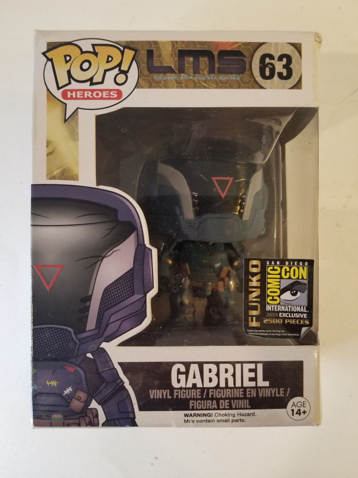 Funko POP Heroes 63 LMS Last Man Standing Gabriel 2014 SDCC Funko POP Heroes 63 LMS Last Man Standing Gabriel 2014 SDCC