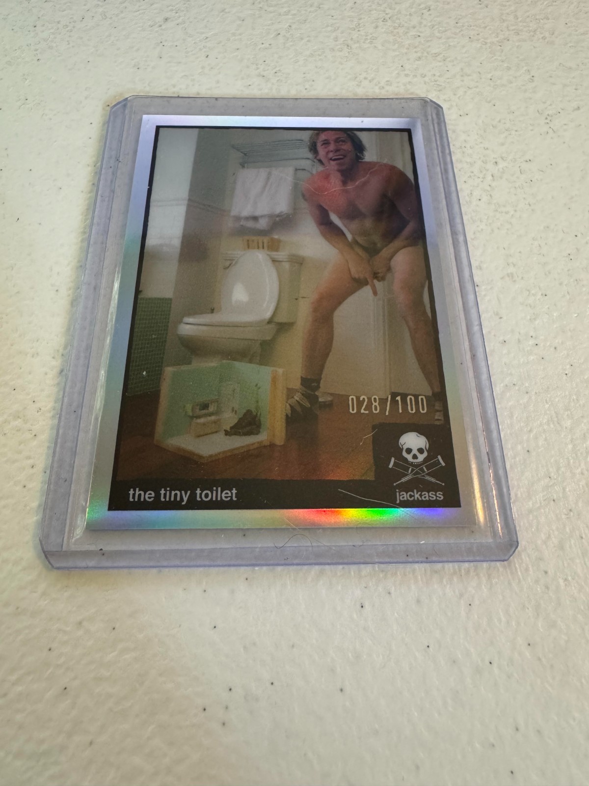 2022 ZEROCOOL JACKASS #S-16 DAVE ENGLAND THE TINY TOILET STUNTS REFRACTOR /100 2022 ZEROCOOL JACKASS #S-16 DAVE ENGLAND THE TINY TOILET STUNTS REFRACTOR /100