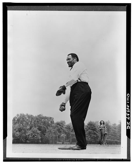 Photo:Paul Robeson Central Park NY 1940s Softball Othello Production Photo:Paul Robeson Central Park NY 1940s Softball Othello Production