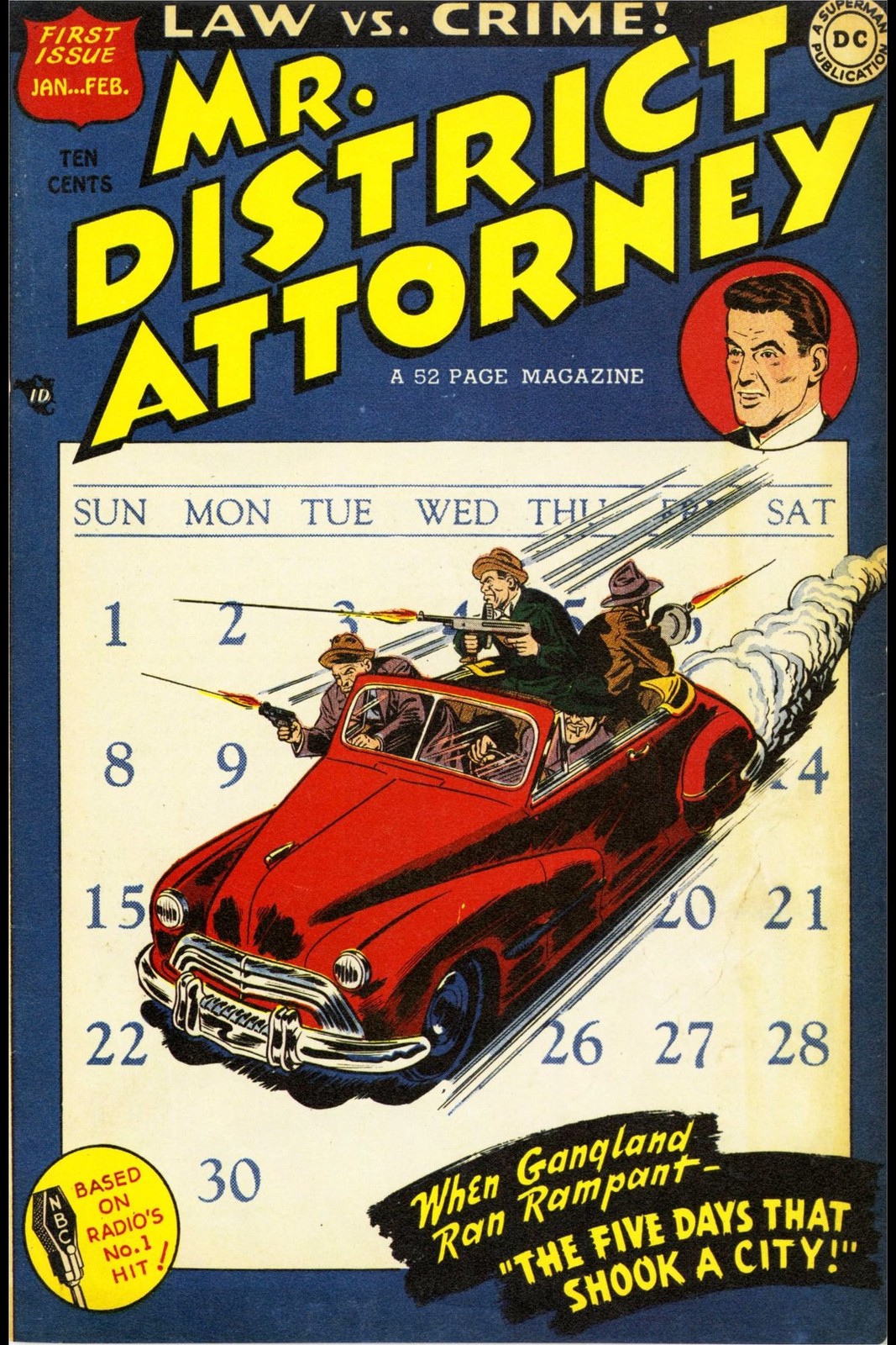 Mr. District Attorney Comic Poster (1950s) π 24x36β - Hi-Resπ Print - 200 GSM Mr. District Attorney Comic Poster (1950s) π 24x36β - Hi-Resπ Print - 200 GSM