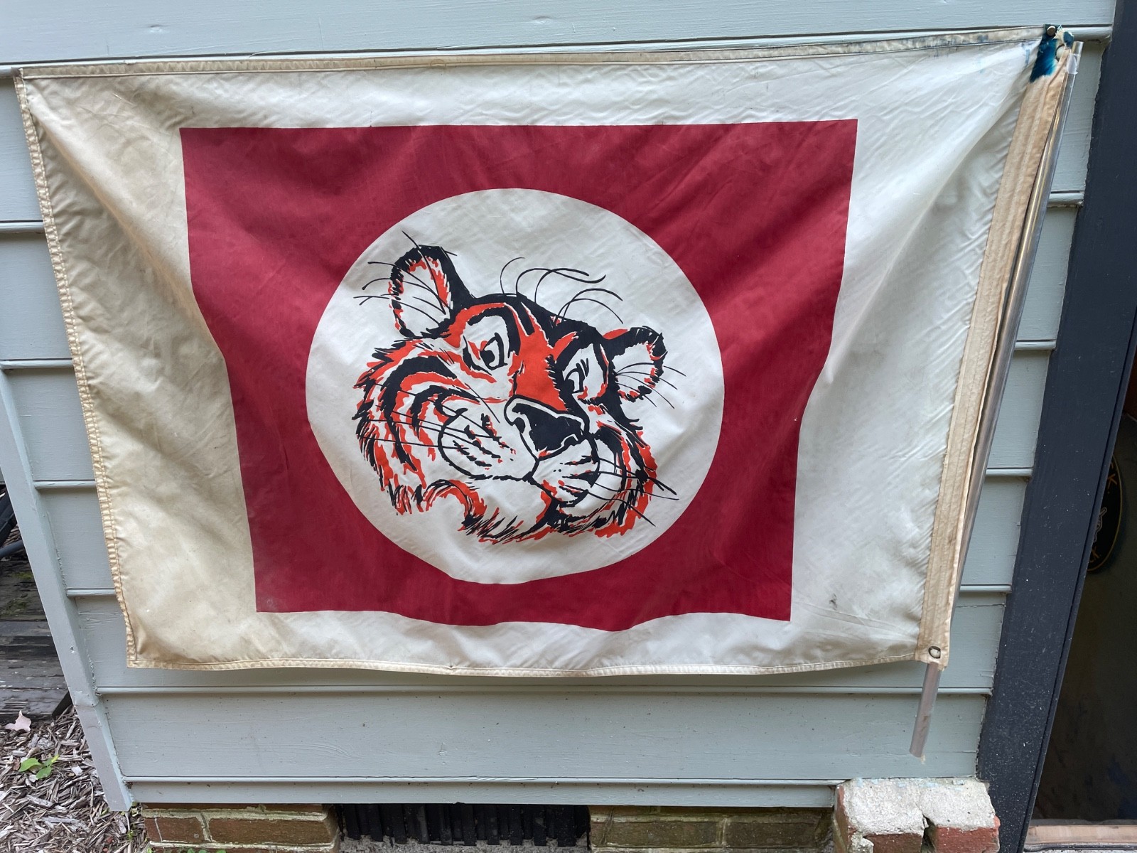 Vintage Exxon Tiger Flag Vintage Exxon Tiger Flag