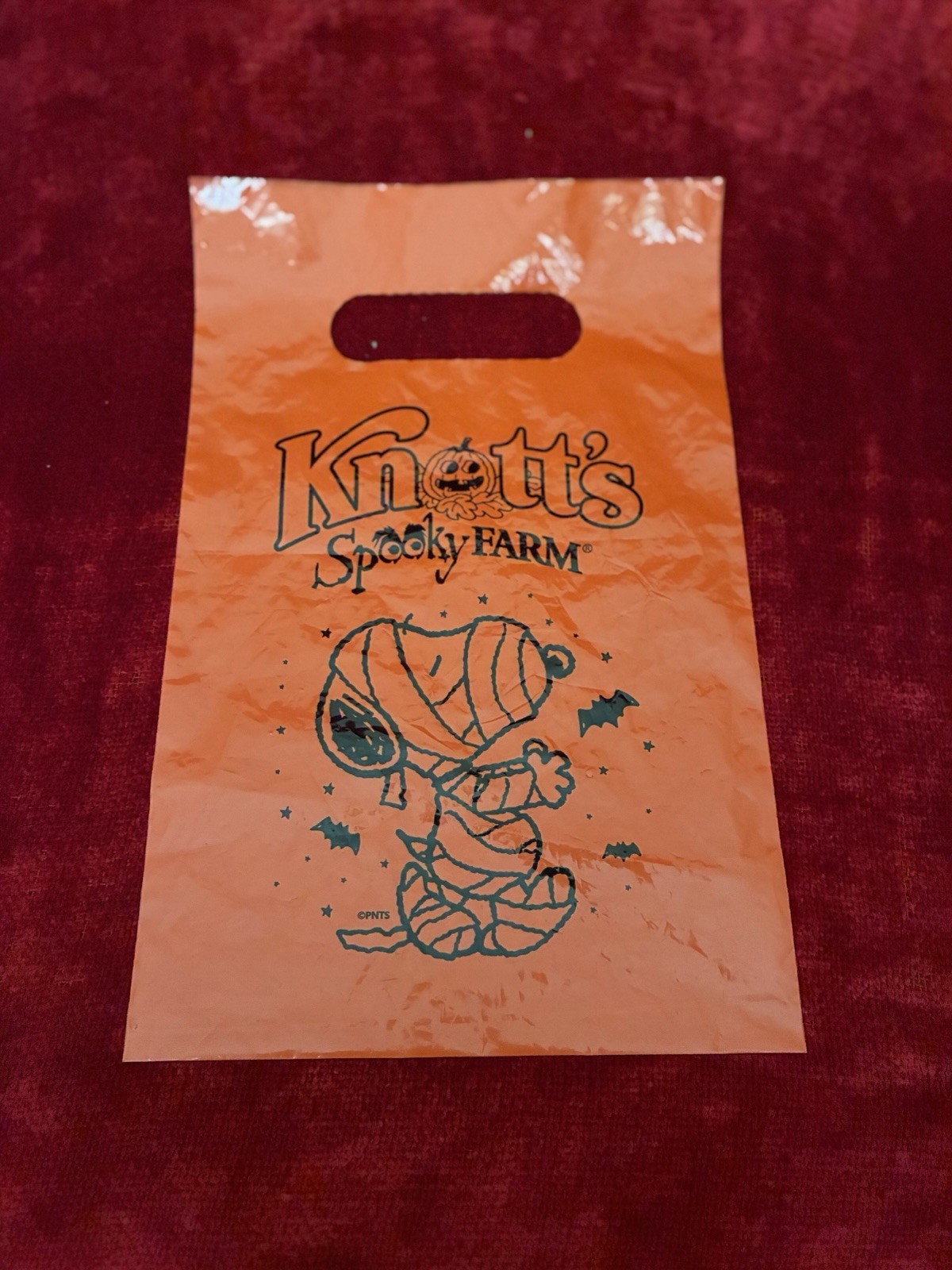 Knott’s Berry Farm Trick or Treat Bag Spooky Farm Snoopy Halloween Peanuts 