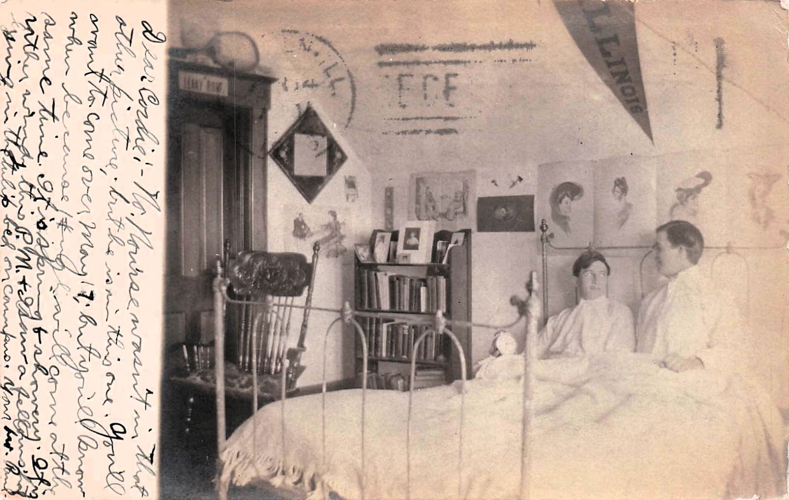University of Illinois Urbana Champaign Early 1900s Dorm Photo Postcard 21A University of Illinois Urbana Champaign Early 1900s Dorm Photo Postcard 21A