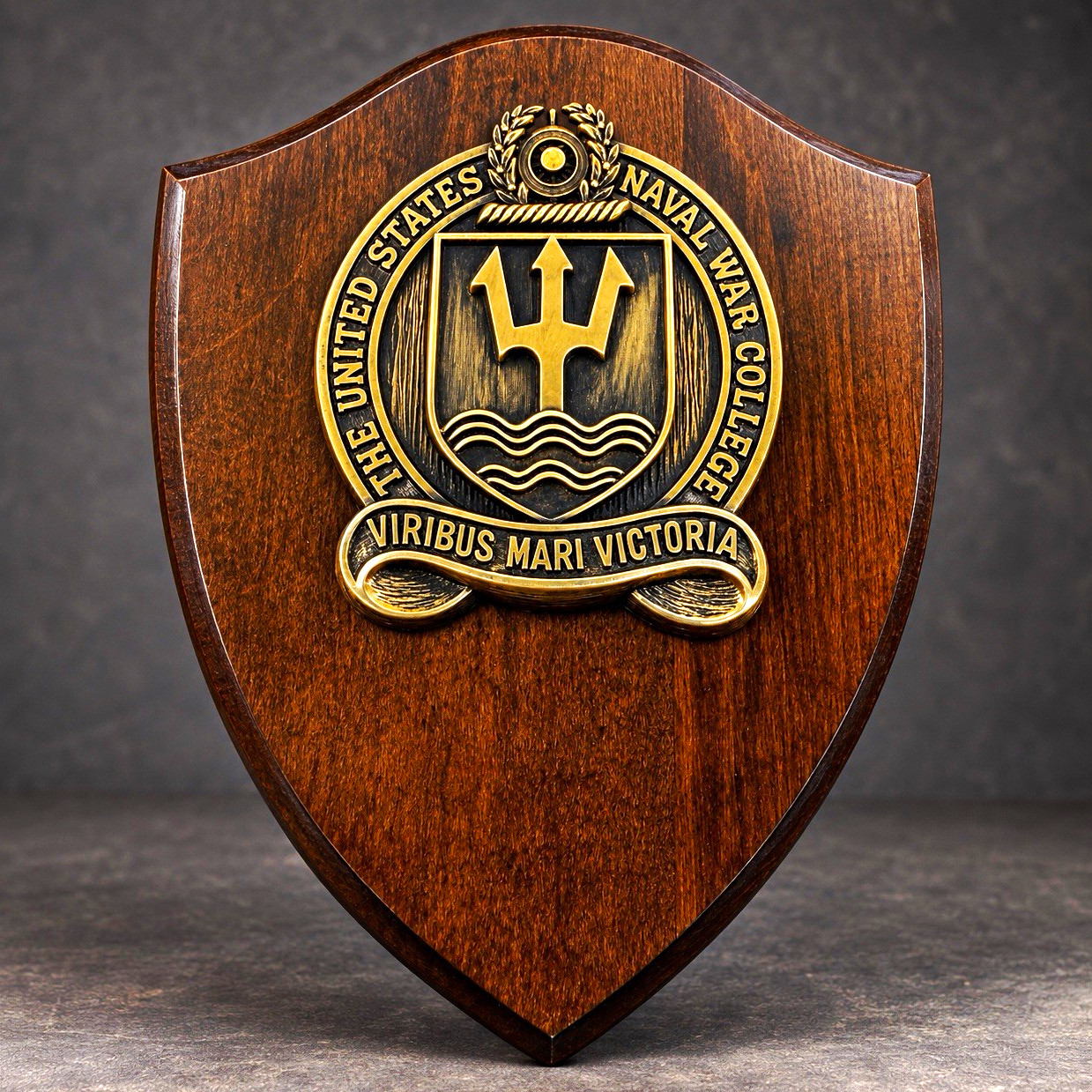 Rare Vintage US Naval War College Plaque R Pette Co Providence RI Navy 8x6 Award Rare Vintage US Naval War College Plaque R Pette Co Providence RI Navy 8x6 Award