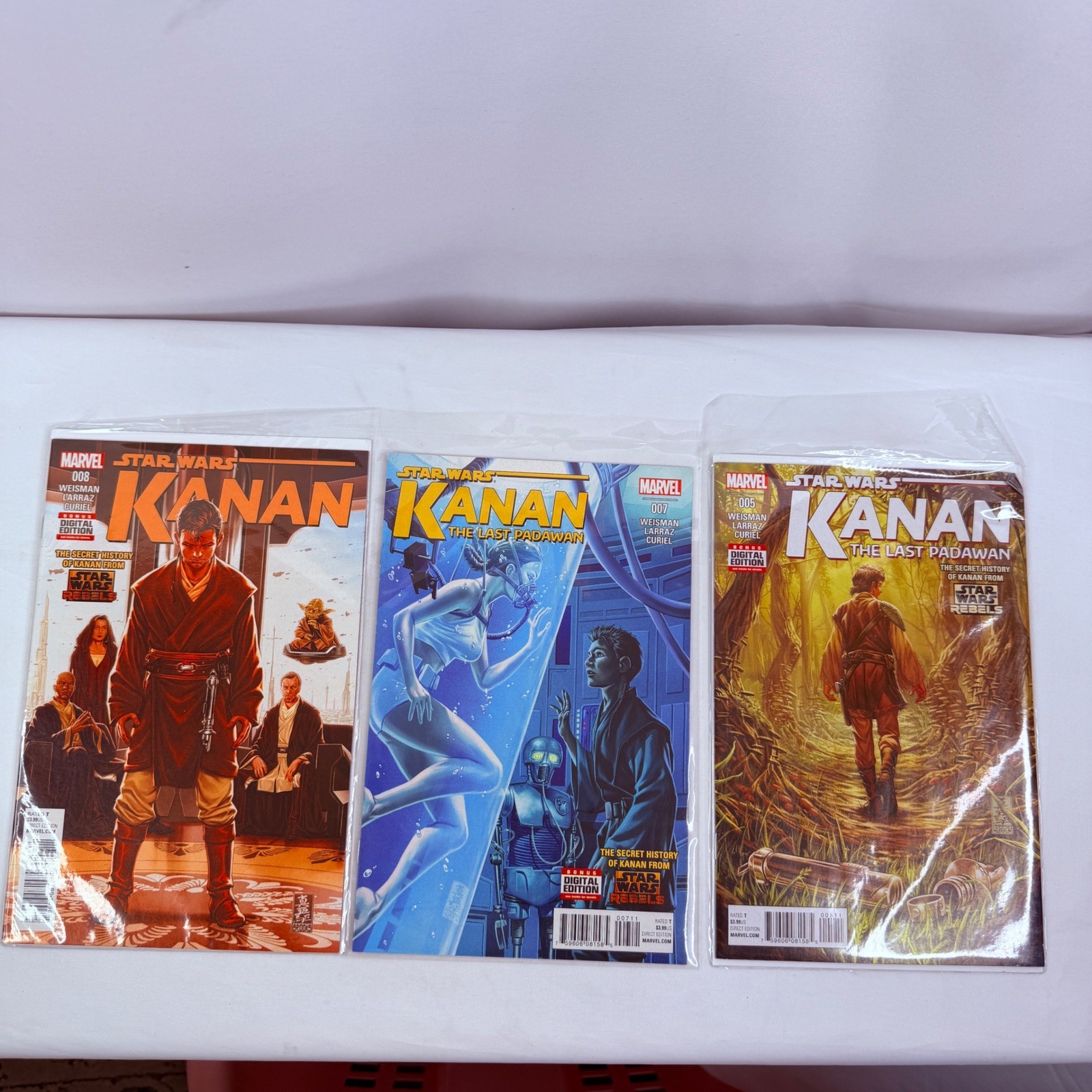 Star Wars Kanan The Last Padawan 5 7-8 lot Marvel Rebels 2nd Sabine Ezra Hera Star Wars Kanan The Last Padawan 5 7-8 lot Marvel Rebels 2nd Sabine Ezra Hera