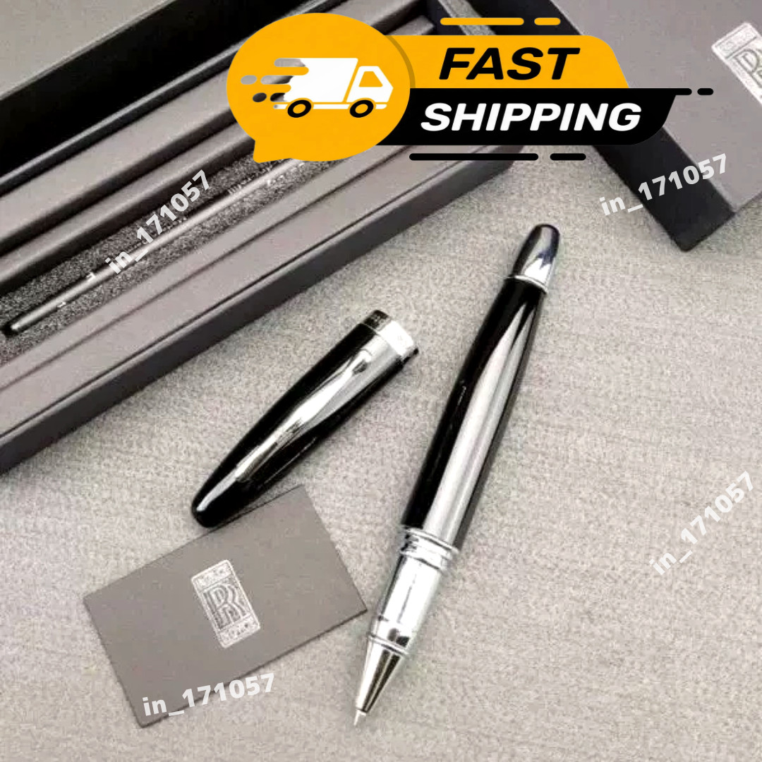 Rolls Royce The Collection Gloss Black Rollerball Pen With AD VIP Gift Rolls Royce The Collection Gloss Black Rollerball Pen With AD VIP Gift
