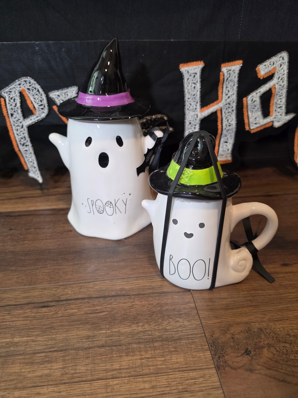 Rae Dunn Ghost canister and Mug Rae Dunn Ghost canister and Mug