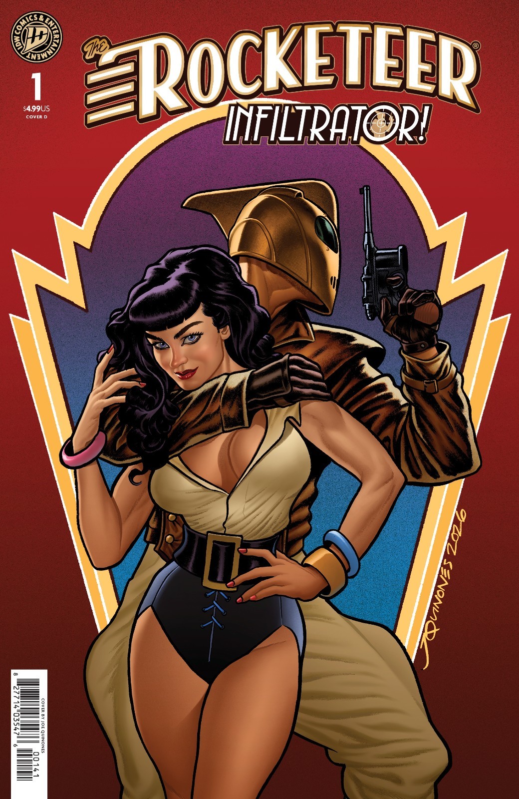 The Rocketeer: Infiltrator #1 Variant D (Quinones) (IDW Comics 2026)