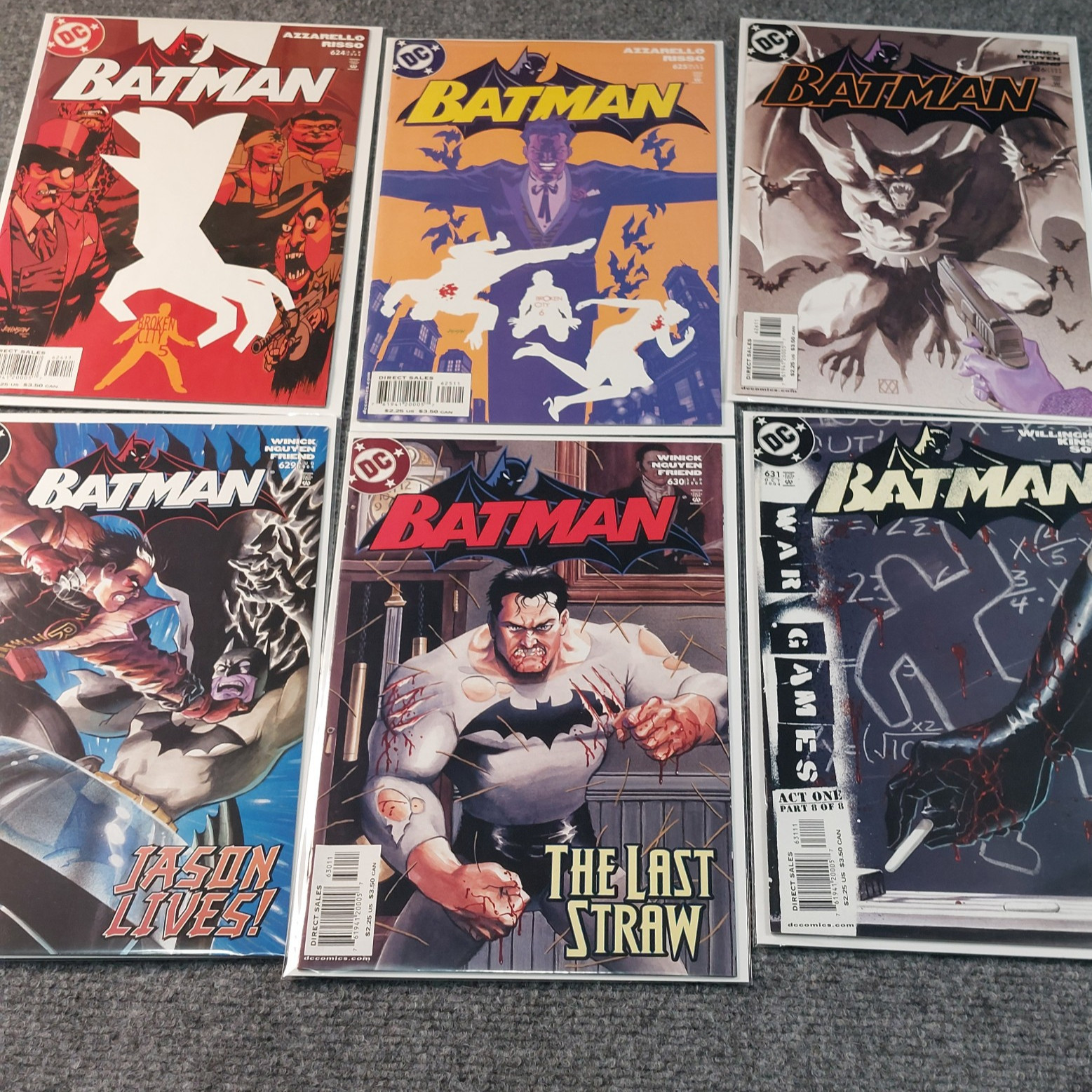 Batman 624 625 626 629 630 631 Lot Jason Todd NM DC Comics 2004 Batman 624 625 626 629 630 631 Lot Jason Todd NM DC Comics 2004