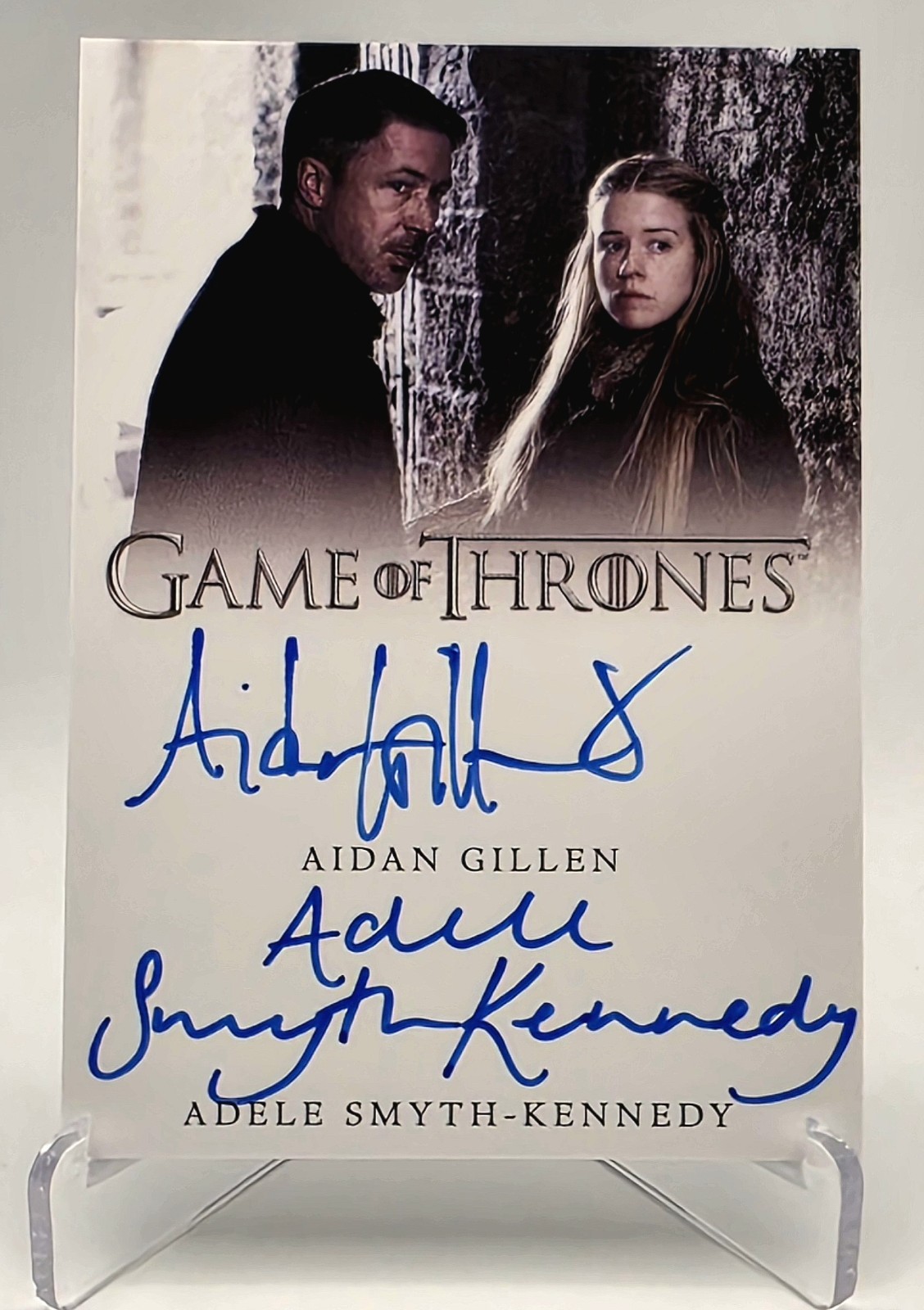 2019 Game Of Thrones Aidan Gillen Adele Smyth-Kennedy  Dual Auto - Petyr/Aileen