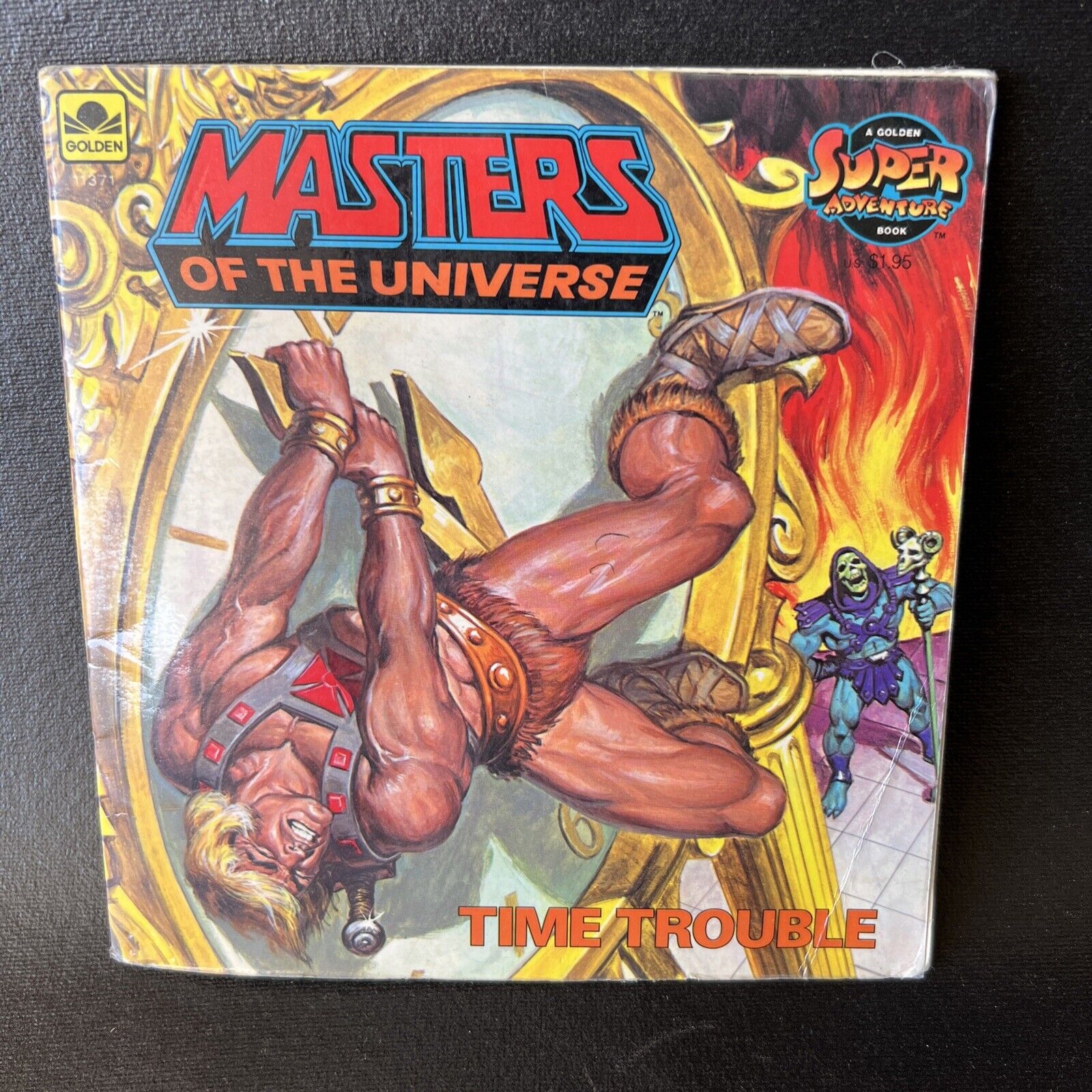 Vintage He Man Master\'s Of The Universe Children\'s Book Time Trouble 1984 Golden