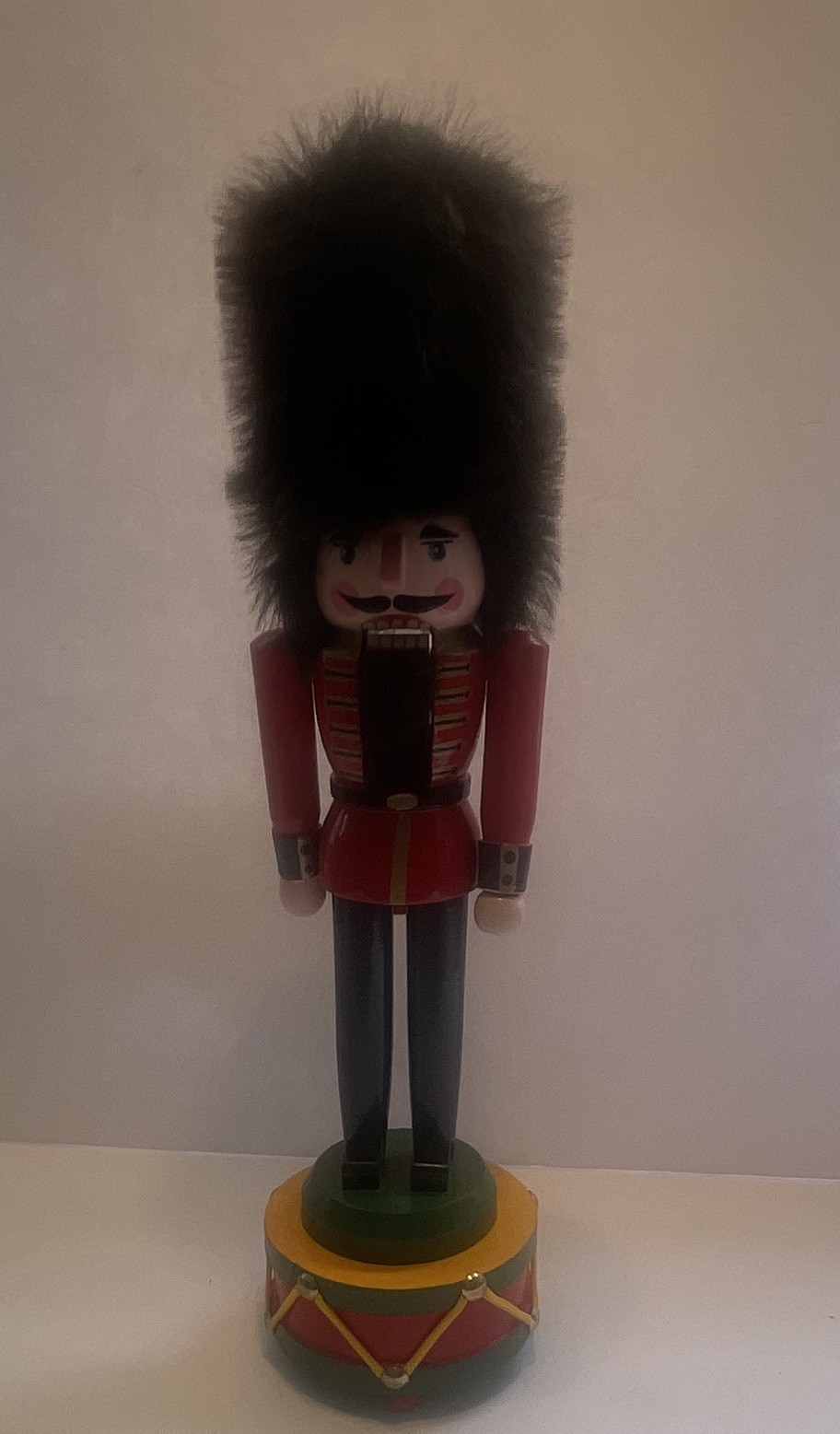 Kurt S. Adler Old World Wood Musical Handcrafted Nutcracker 15 inch 