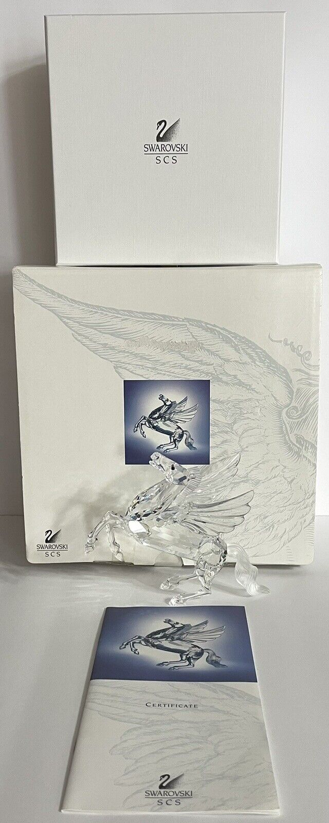 Swarovski Crystal 1998 The Pegasus Fabulous Creatures Figurine w/Box & COA