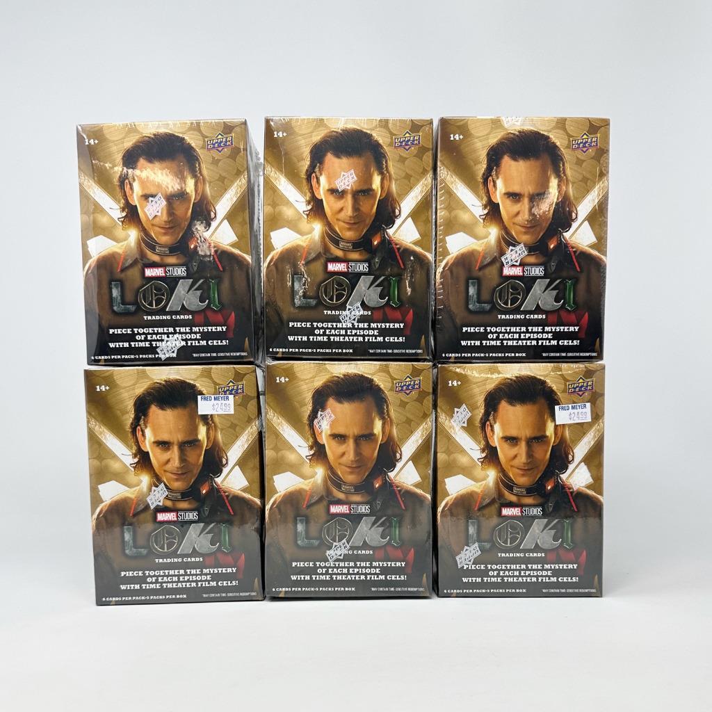 2023 Upper Deck Marvel Studios LOKI Blaster Box Lot of 6 Sealed Boxes 2023 Upper Deck Marvel Studios LOKI Blaster Box Lot of 6 Sealed Boxes